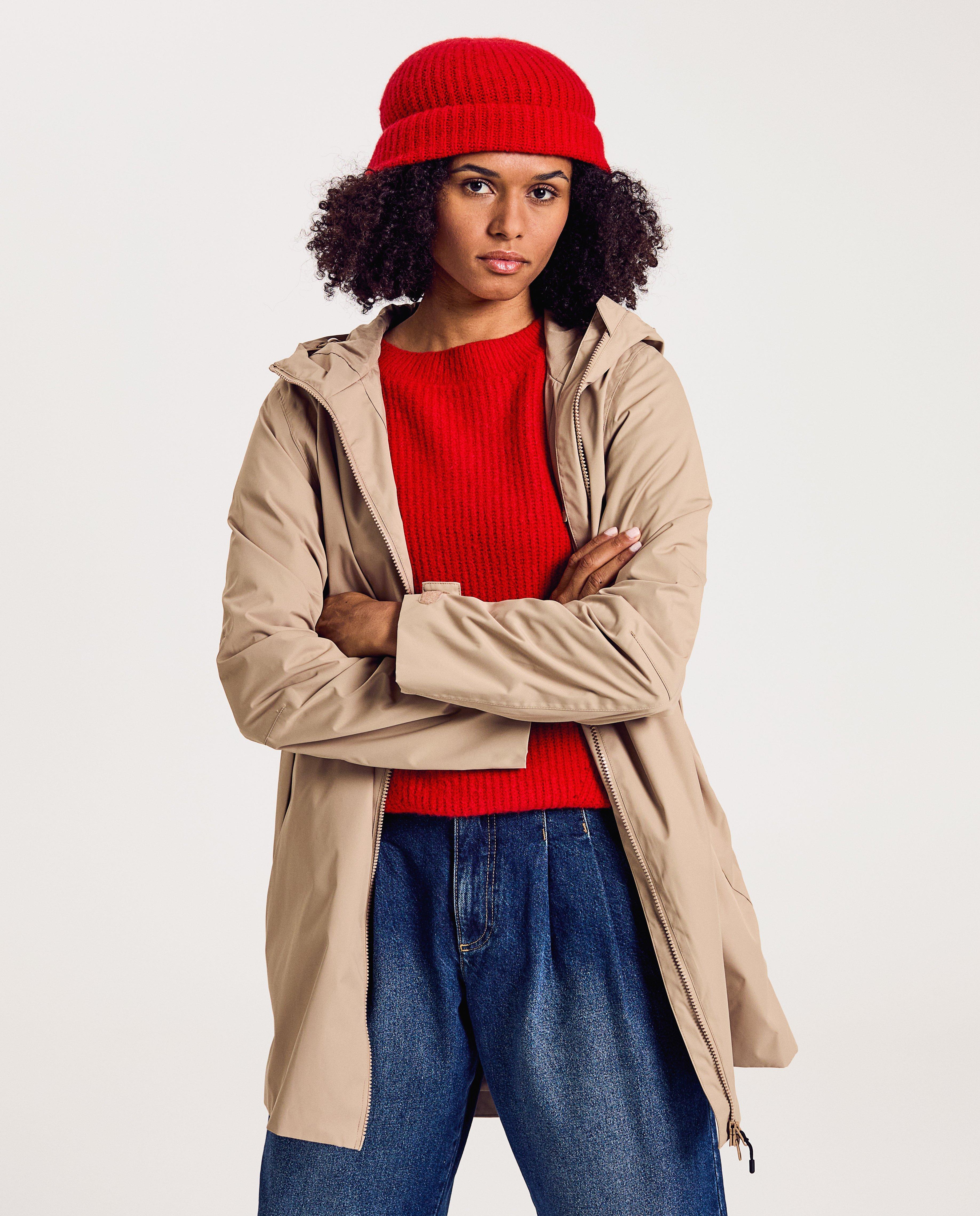 Beige jas, dames - null - Sora