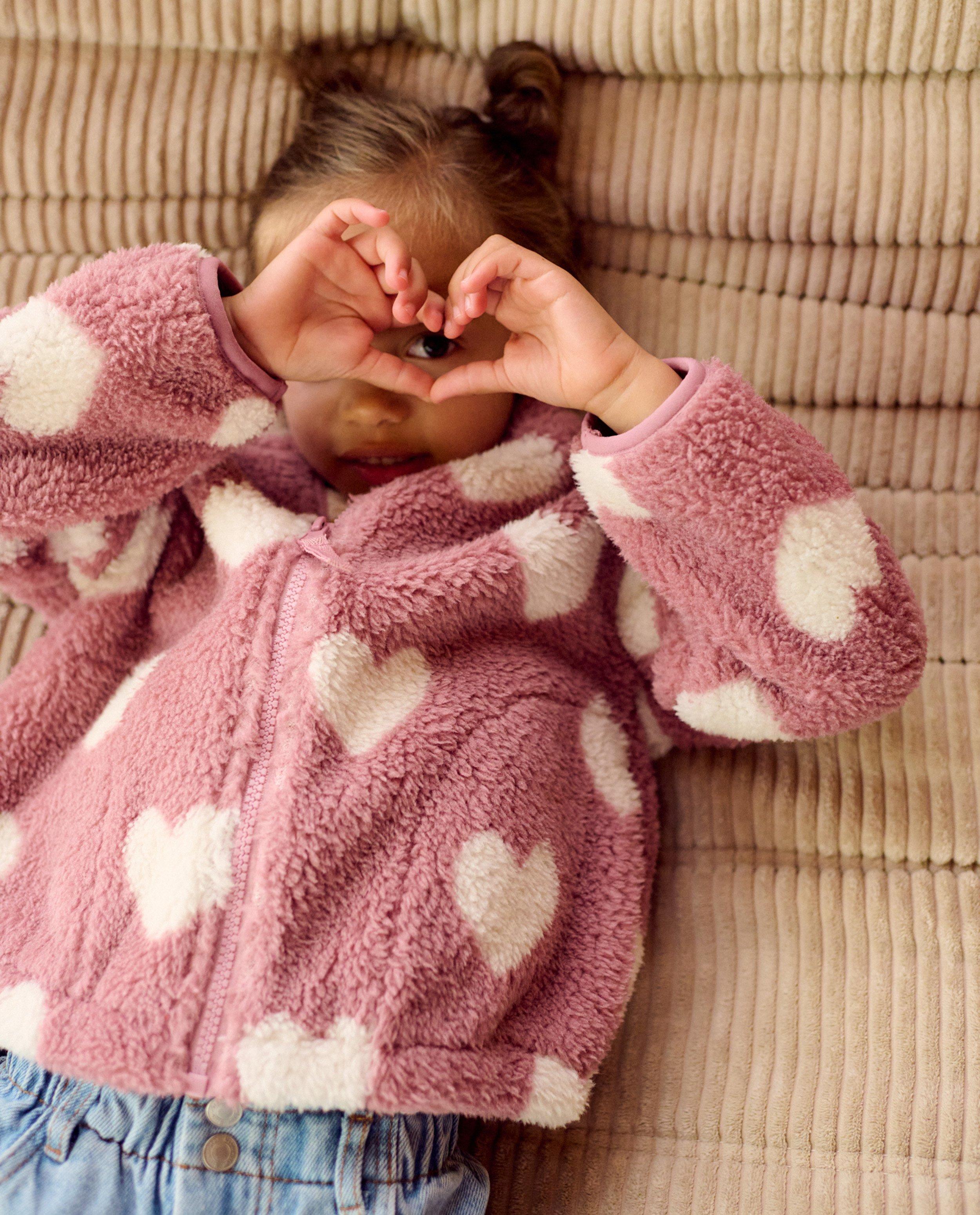 Teddy vest van 100% gerecycleerd polyester, 2-7 jaar - null - Milla Star