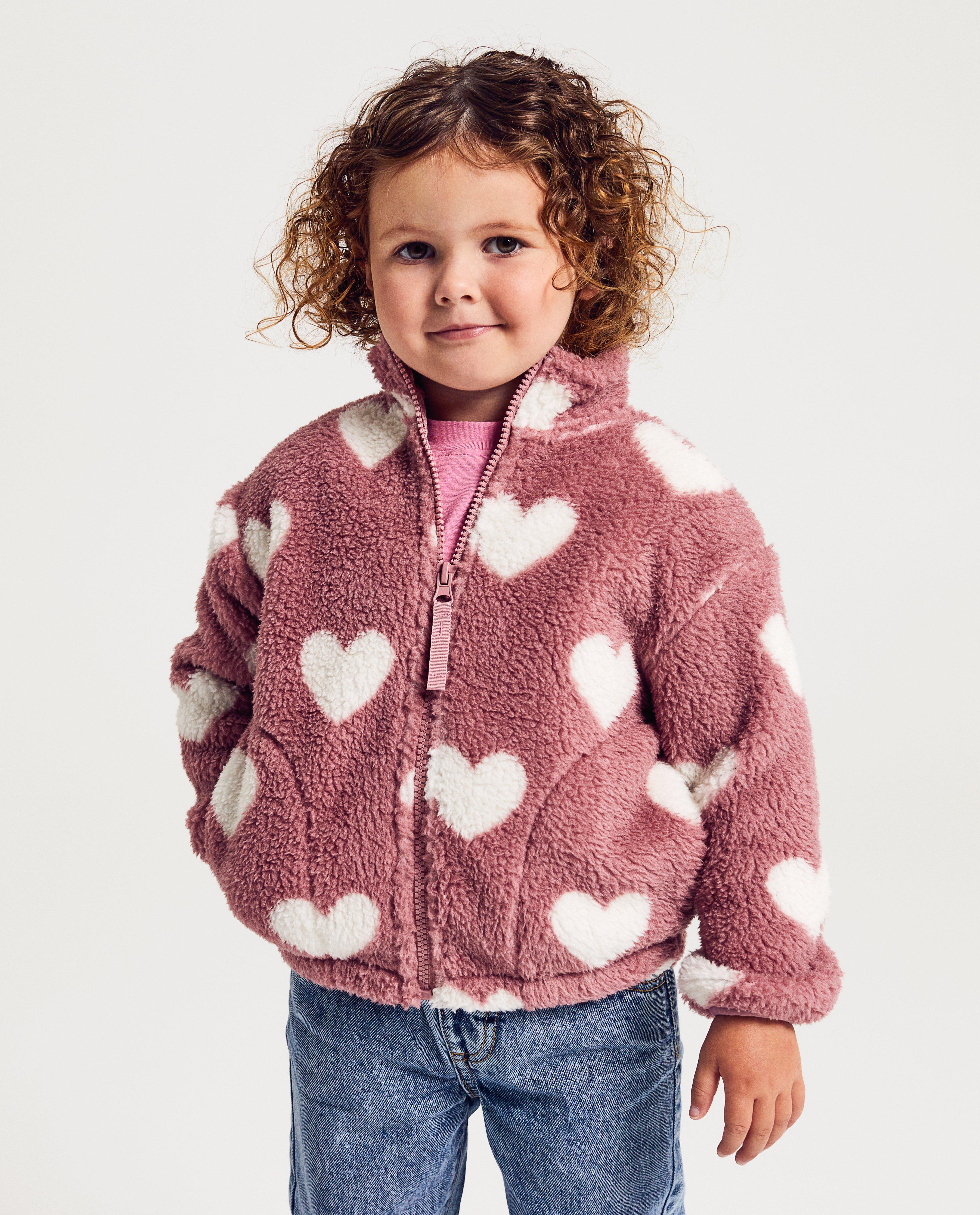Cardigan - Teddy vest van 100% gerecycleerd polyester, 2-7 jaar