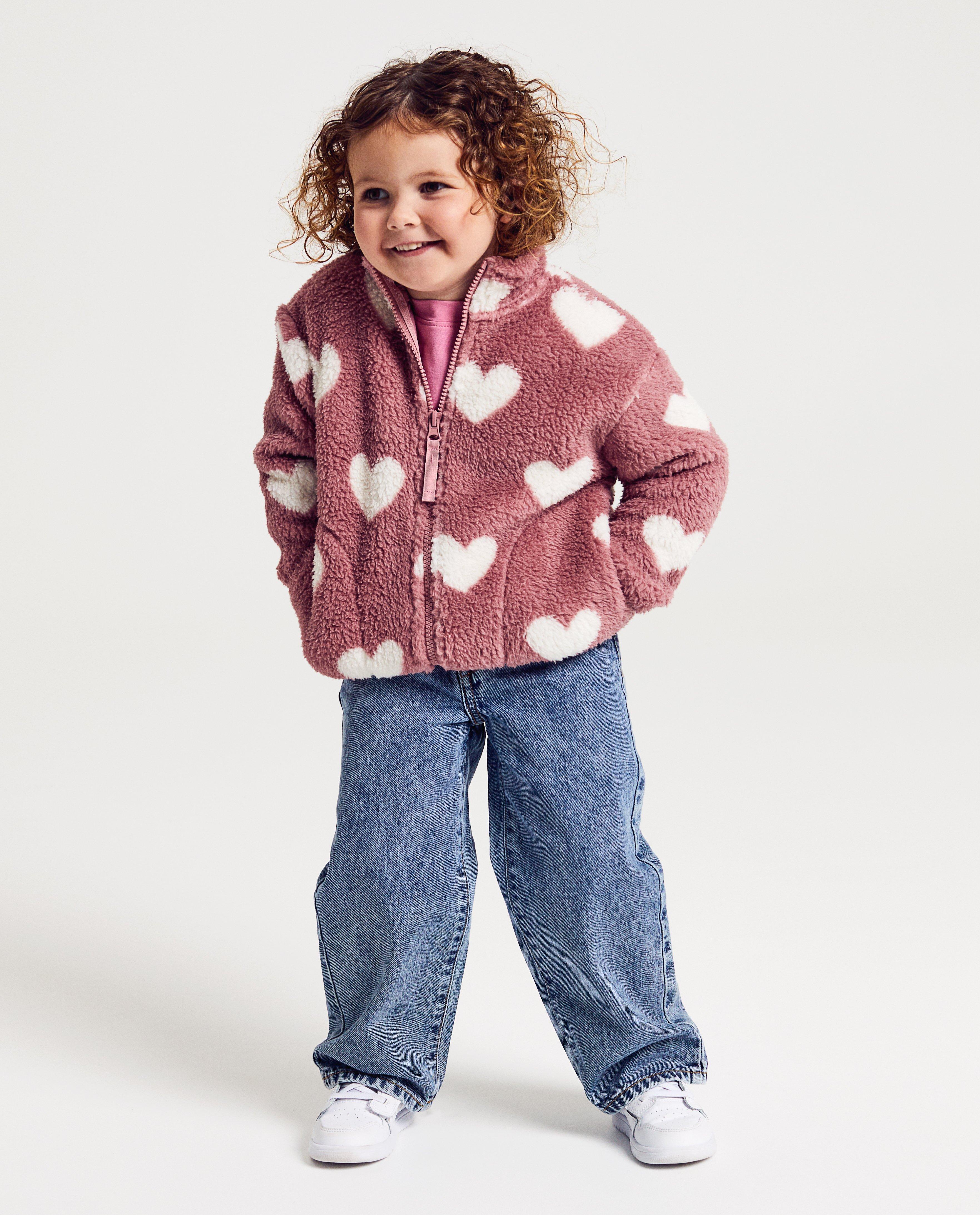 Cardigan - Teddy vest van 100% gerecycleerd polyester, 2-7 jaar