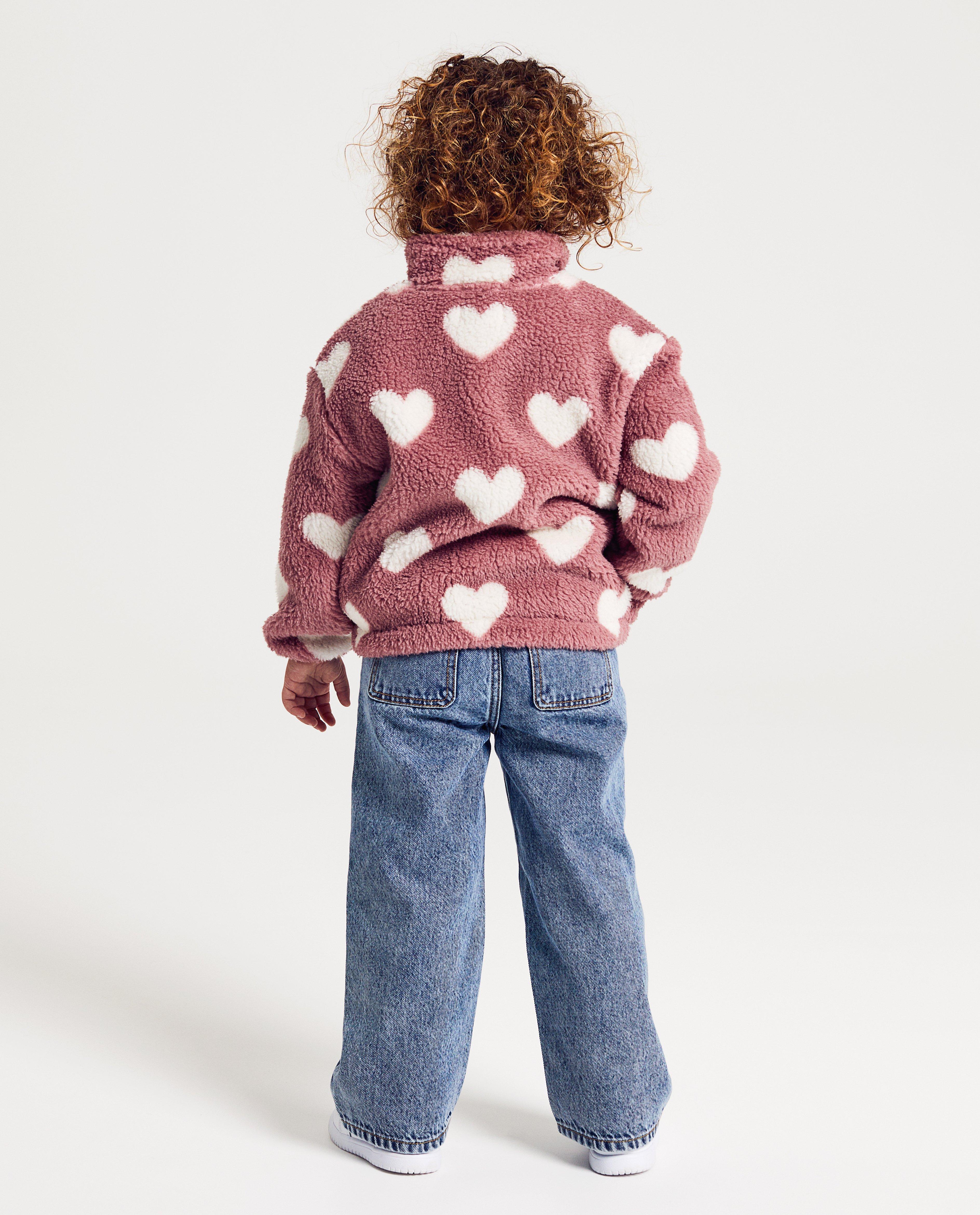 Cardigan - Teddy vest van 100% gerecycleerd polyester, 2-7 jaar