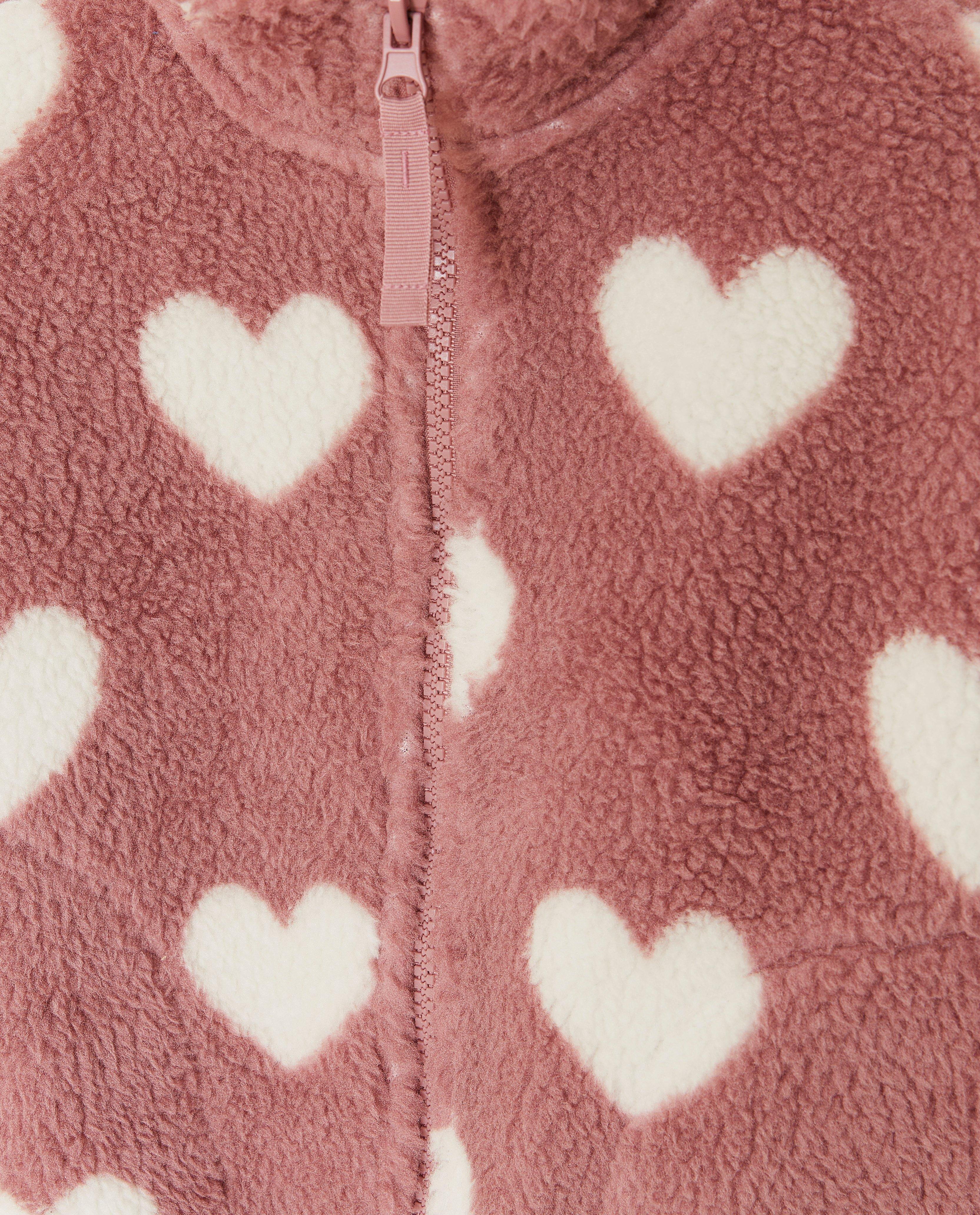 Cardigan - Teddy vest van 100% gerecycleerd polyester, 2-7 jaar