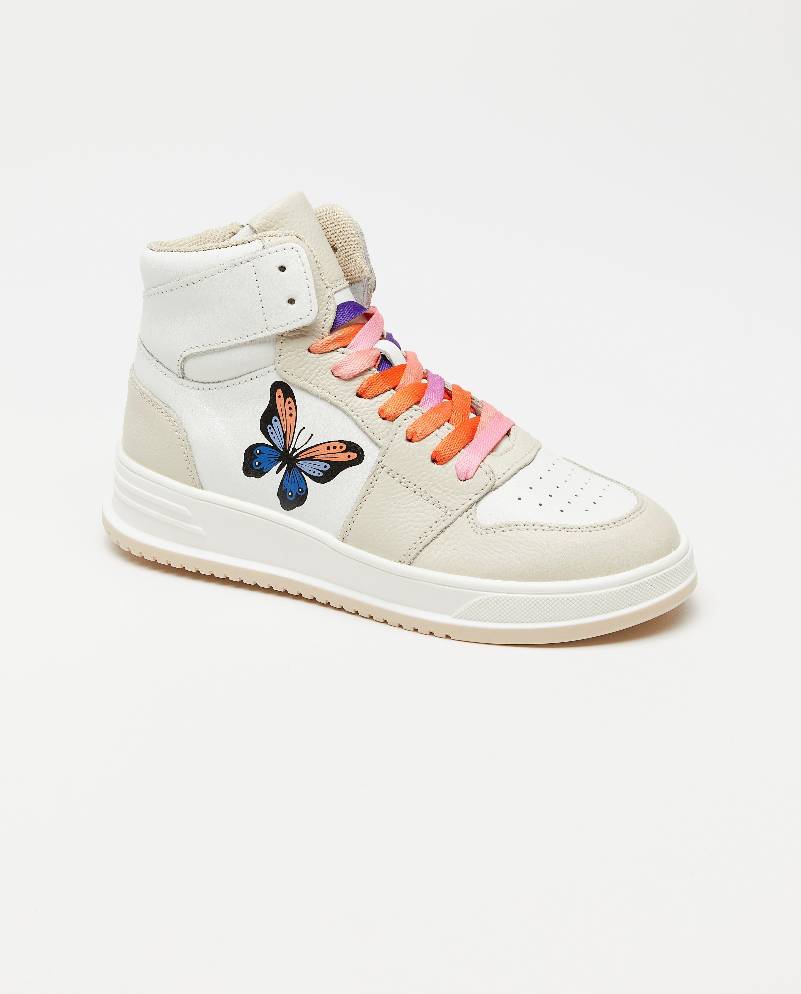 Sneakers met vlinderprint, maat 31-40 - Product Detail - lichtbeige - afbeelding nummer 2