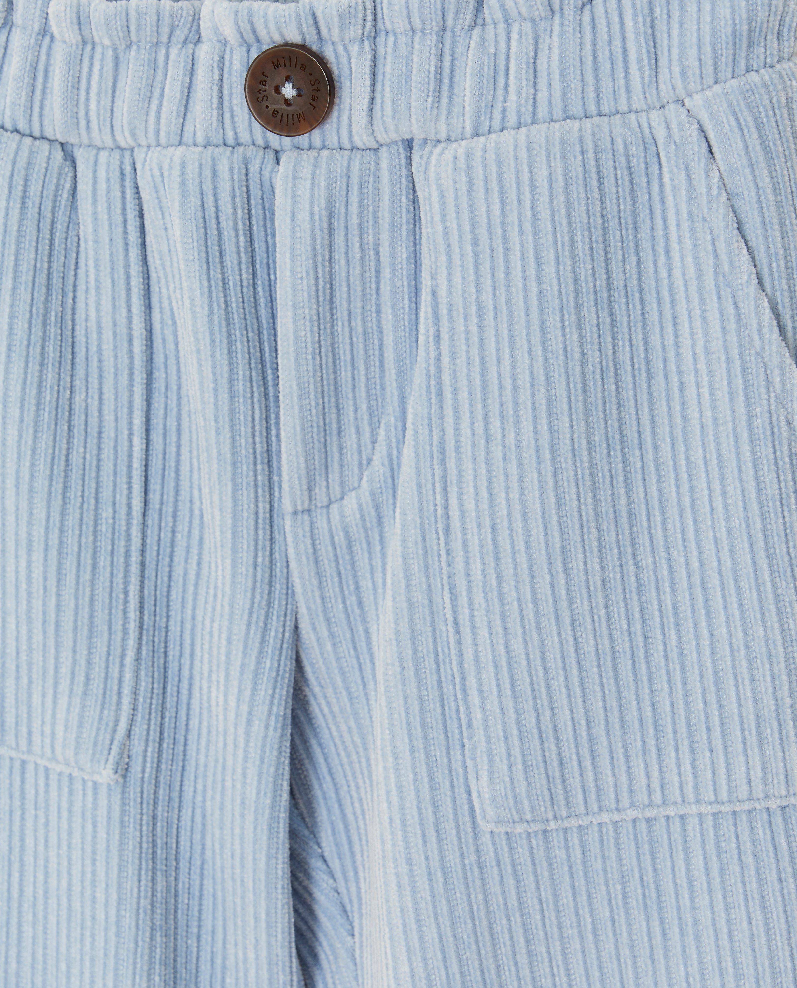 Broek van ribfluweel - Product Detail - lichtblauw - afbeelding nummer 6