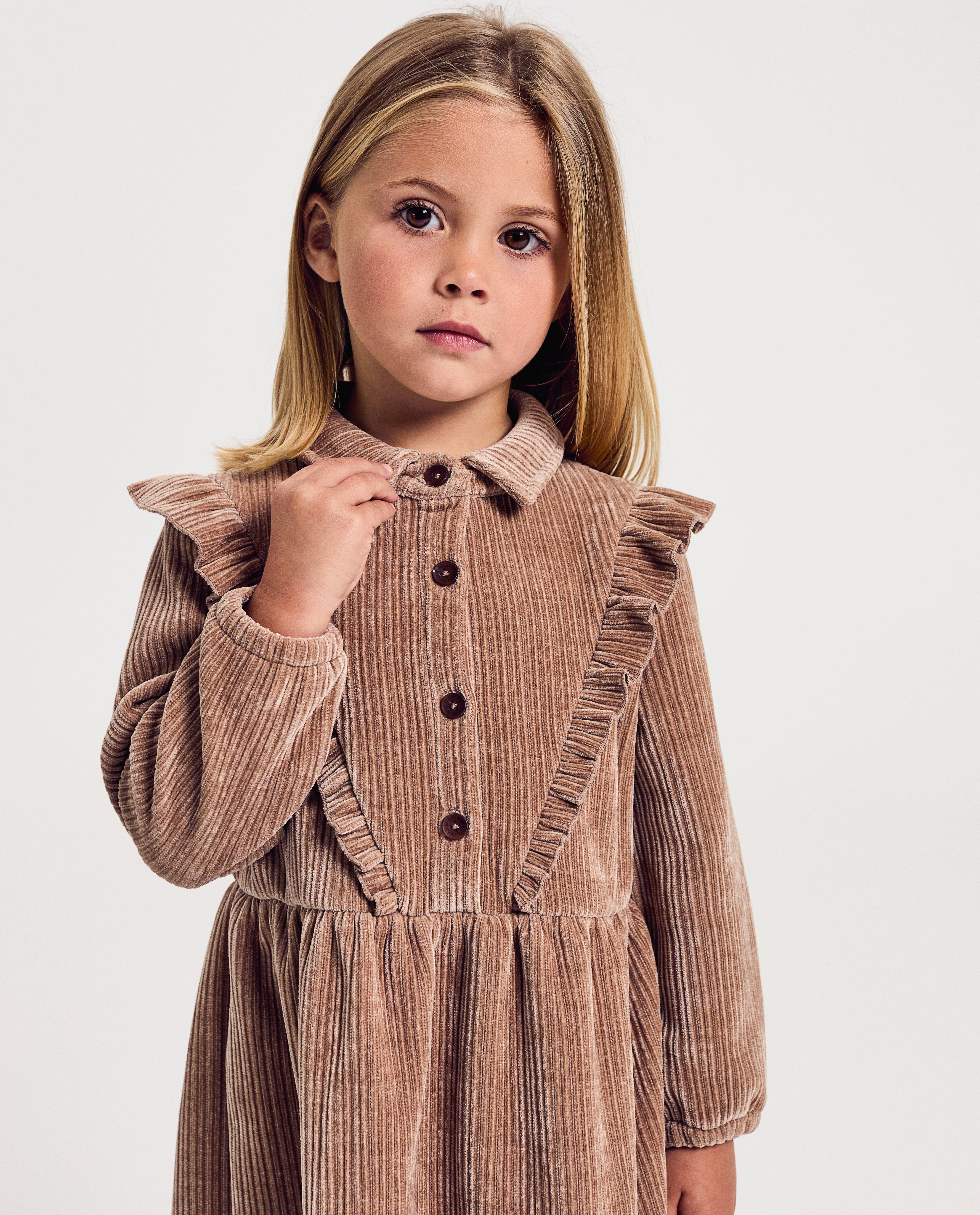 Robes - Robe en velours côtelé