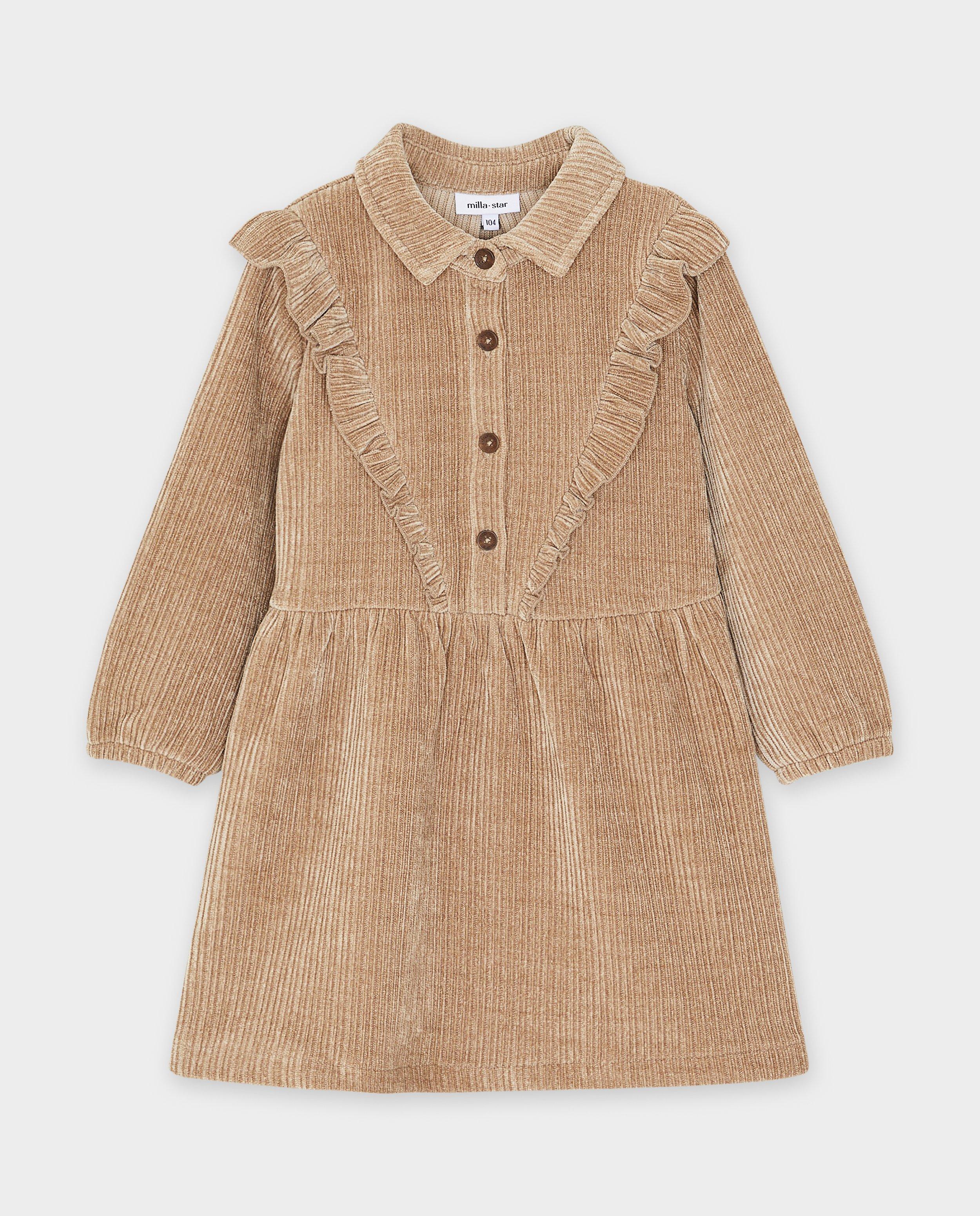 Robes - Robe en velours côtelé