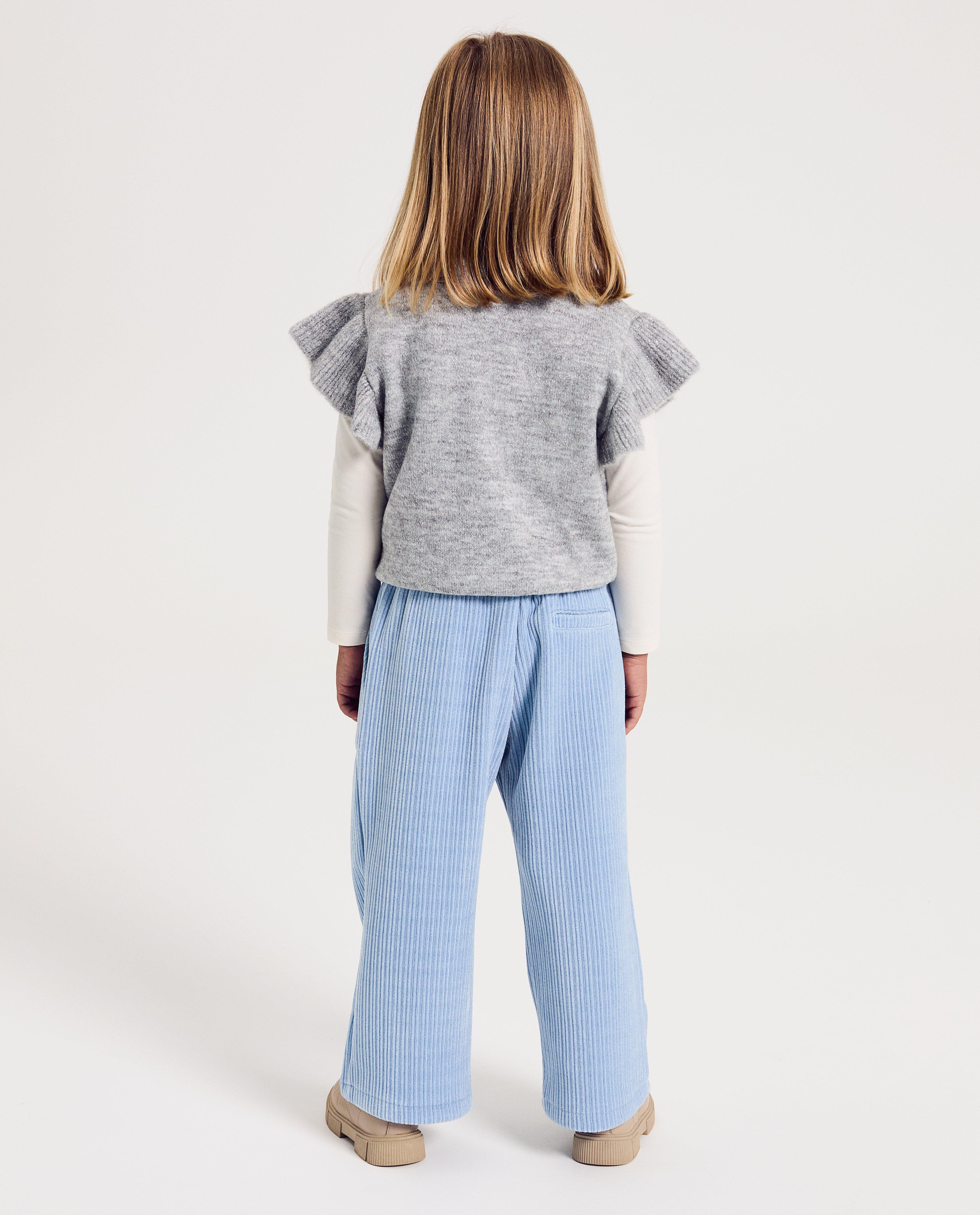 Cardigan - Gebreide top met geborduurde bloemen