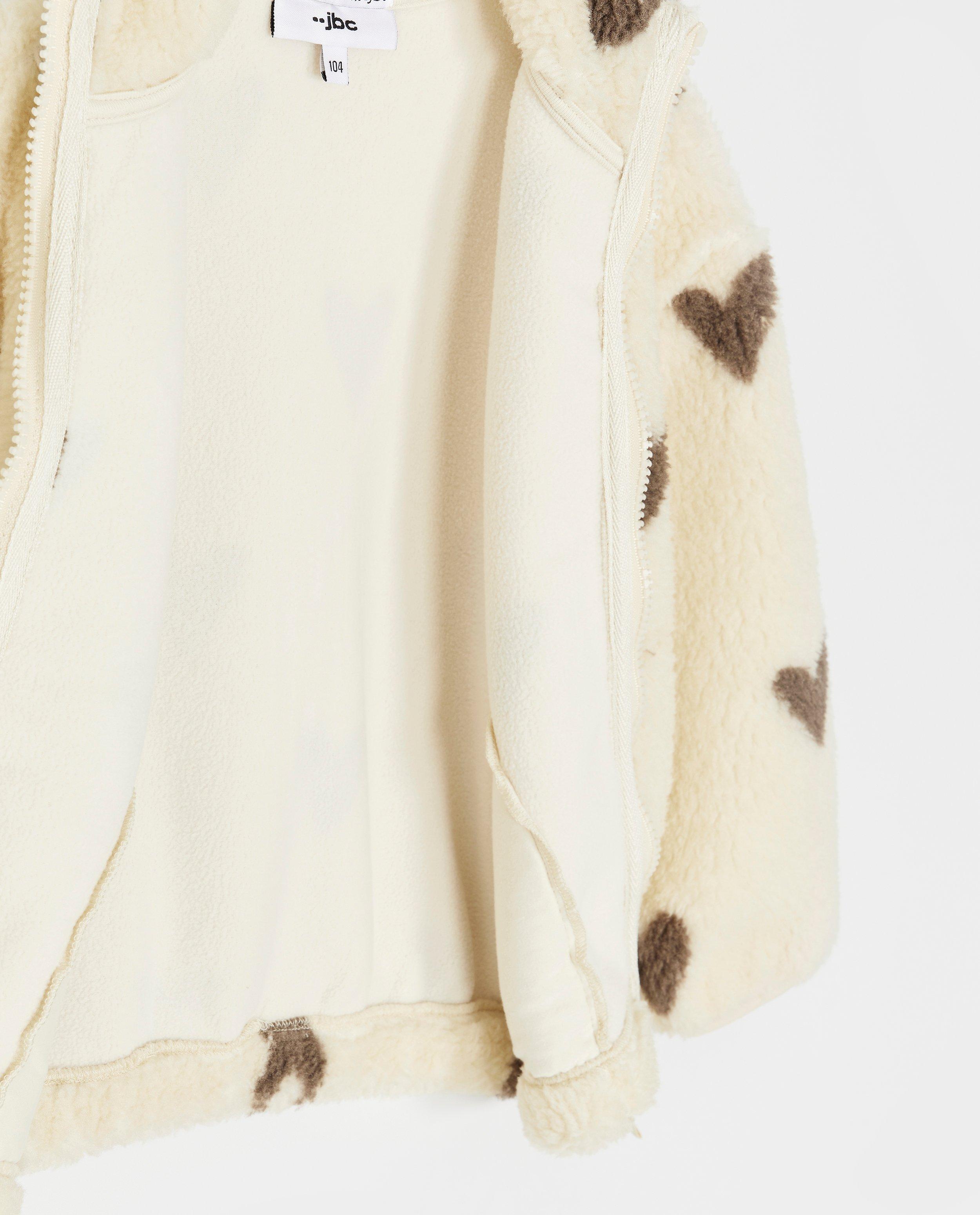 Cardigan - Teddy vest van 100% gerecycleerd polyester, 2-7 jaar