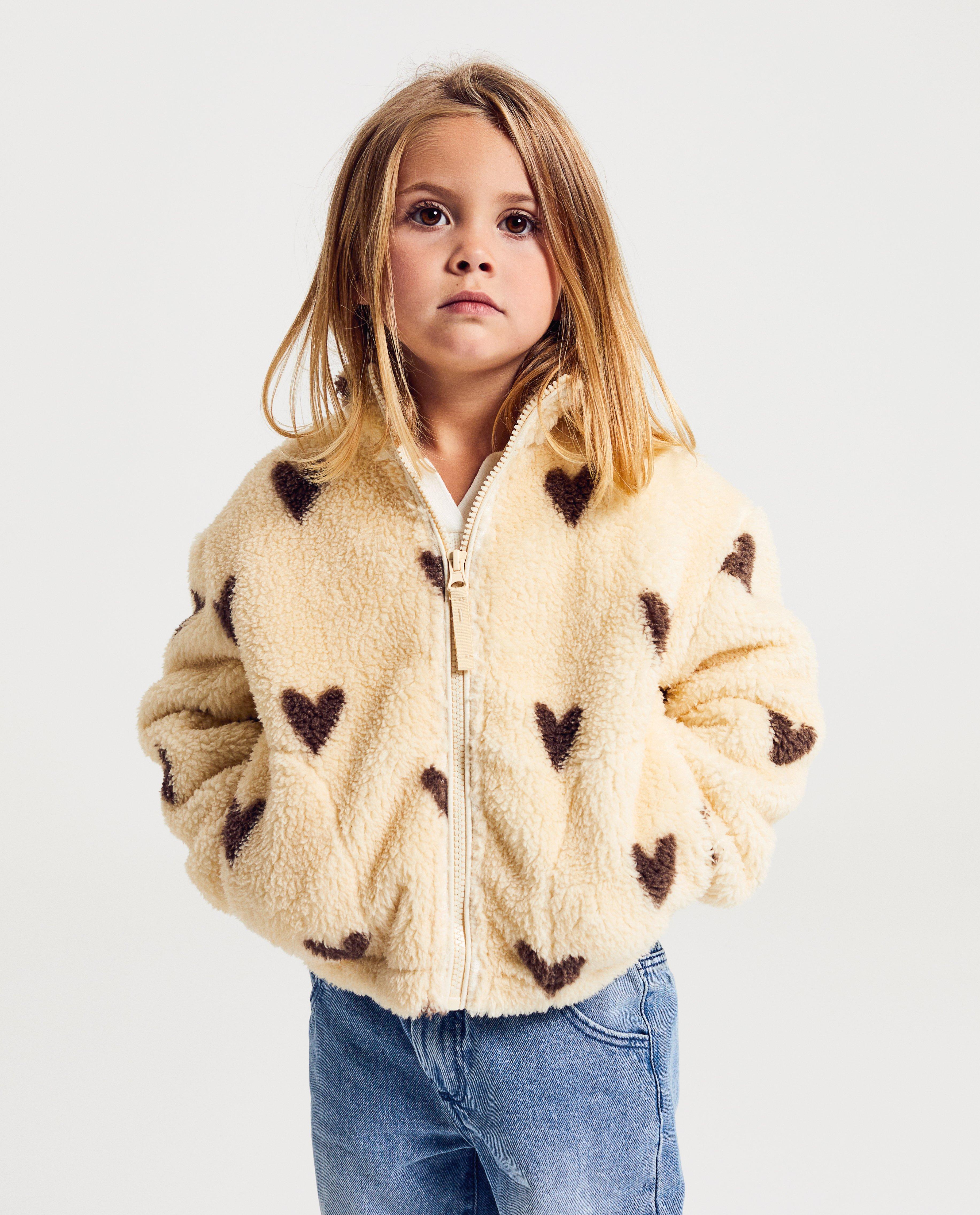 Cardigan - Teddy vest van 100% gerecycleerd polyester, 2-7 jaar