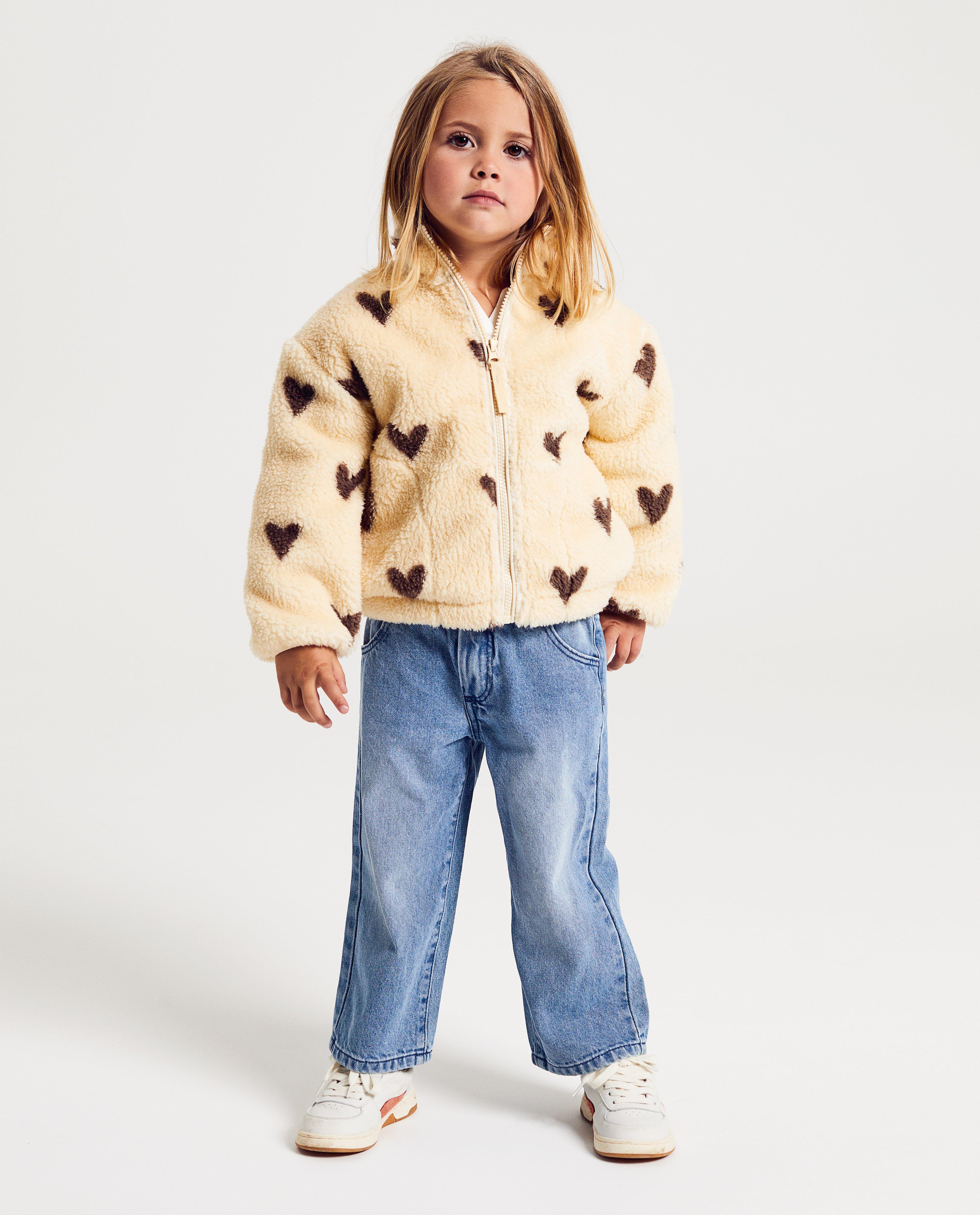 Cardigan - Teddy vest van 100% gerecycleerd polyester, 2-7 jaar