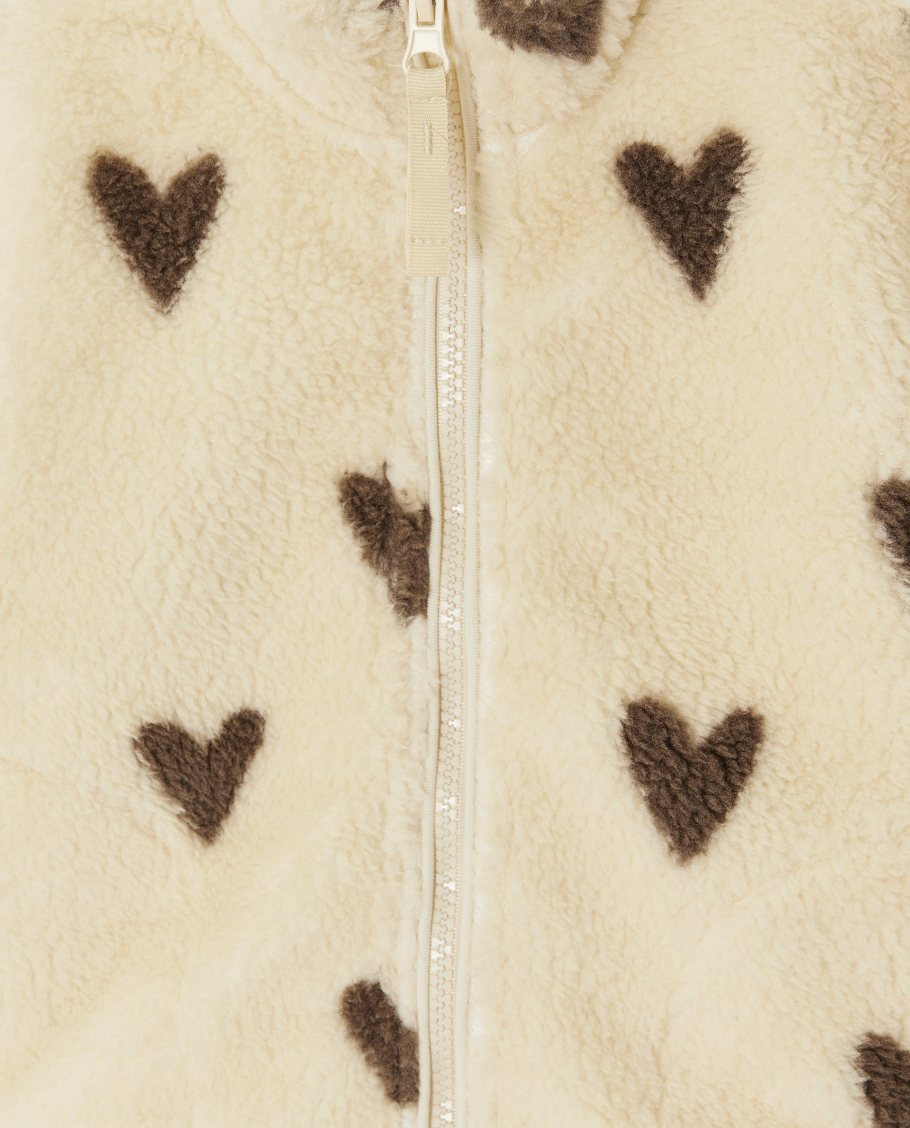 Cardigan - Teddy vest van 100% gerecycleerd polyester, 2-7 jaar