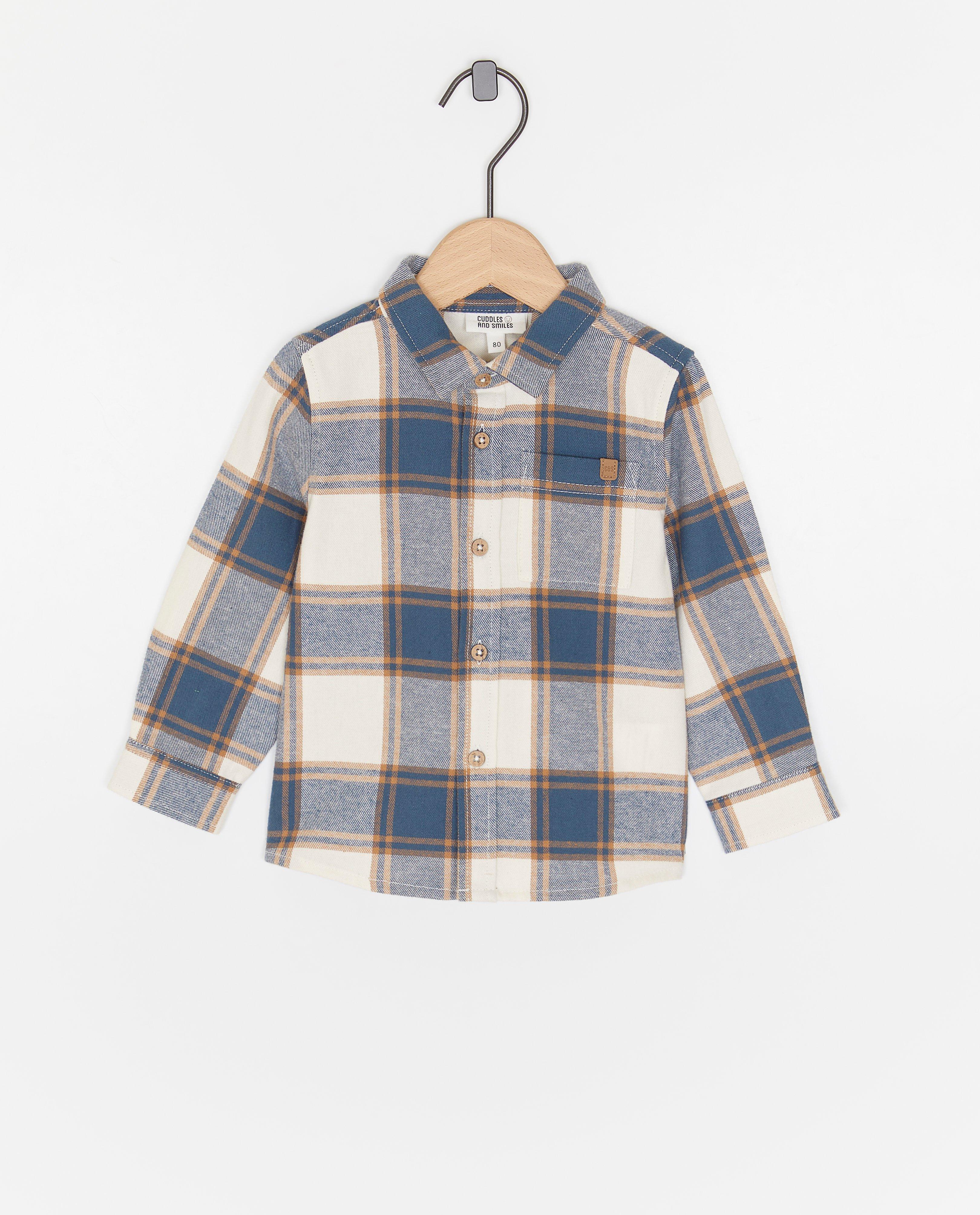 Chemise en flanelle à carreaux - null - Cuddles and Smiles
