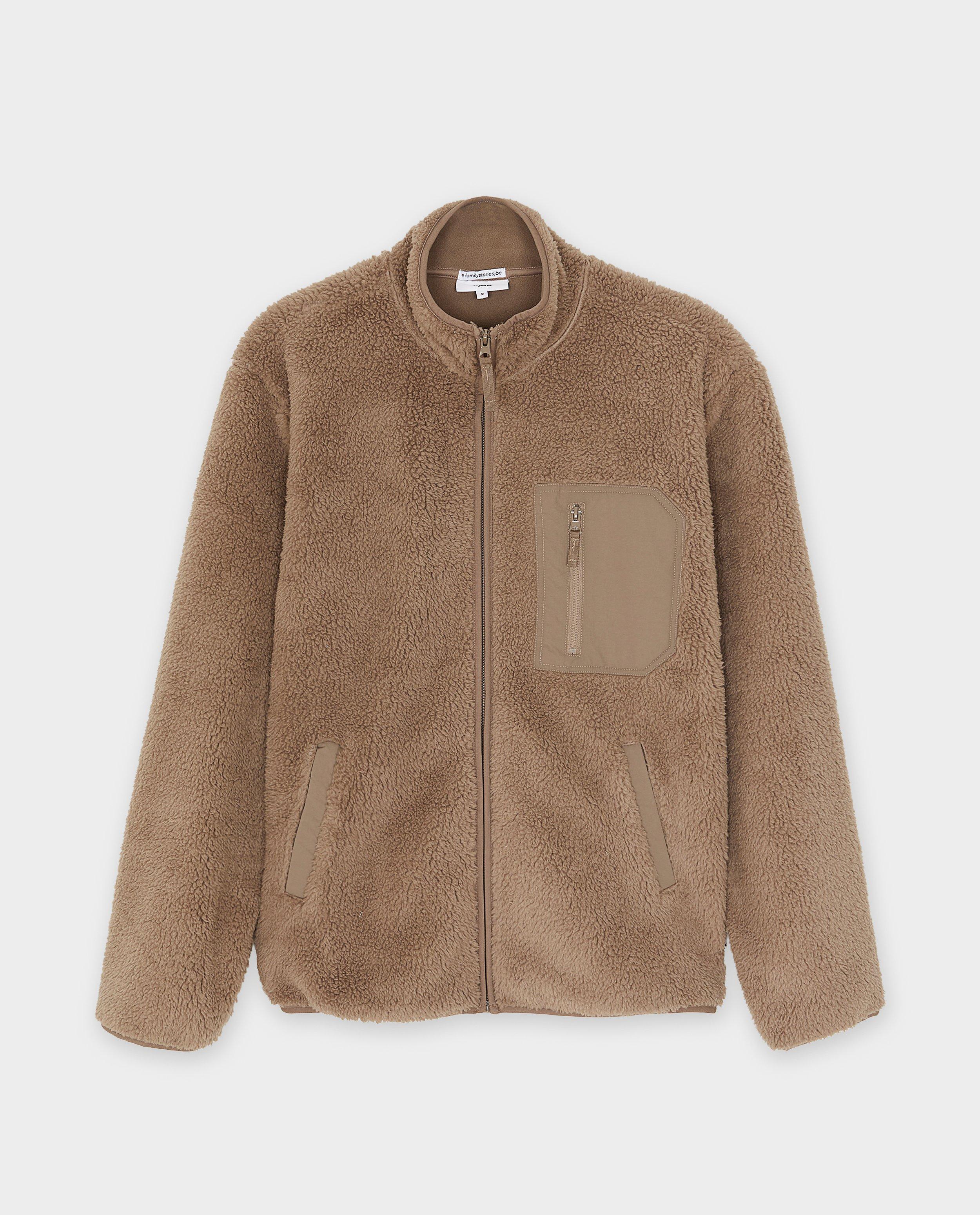 Teddy vest van 100% gerecycleerd polyester, heren - Product Detail - bruin - afbeelding nummer 4