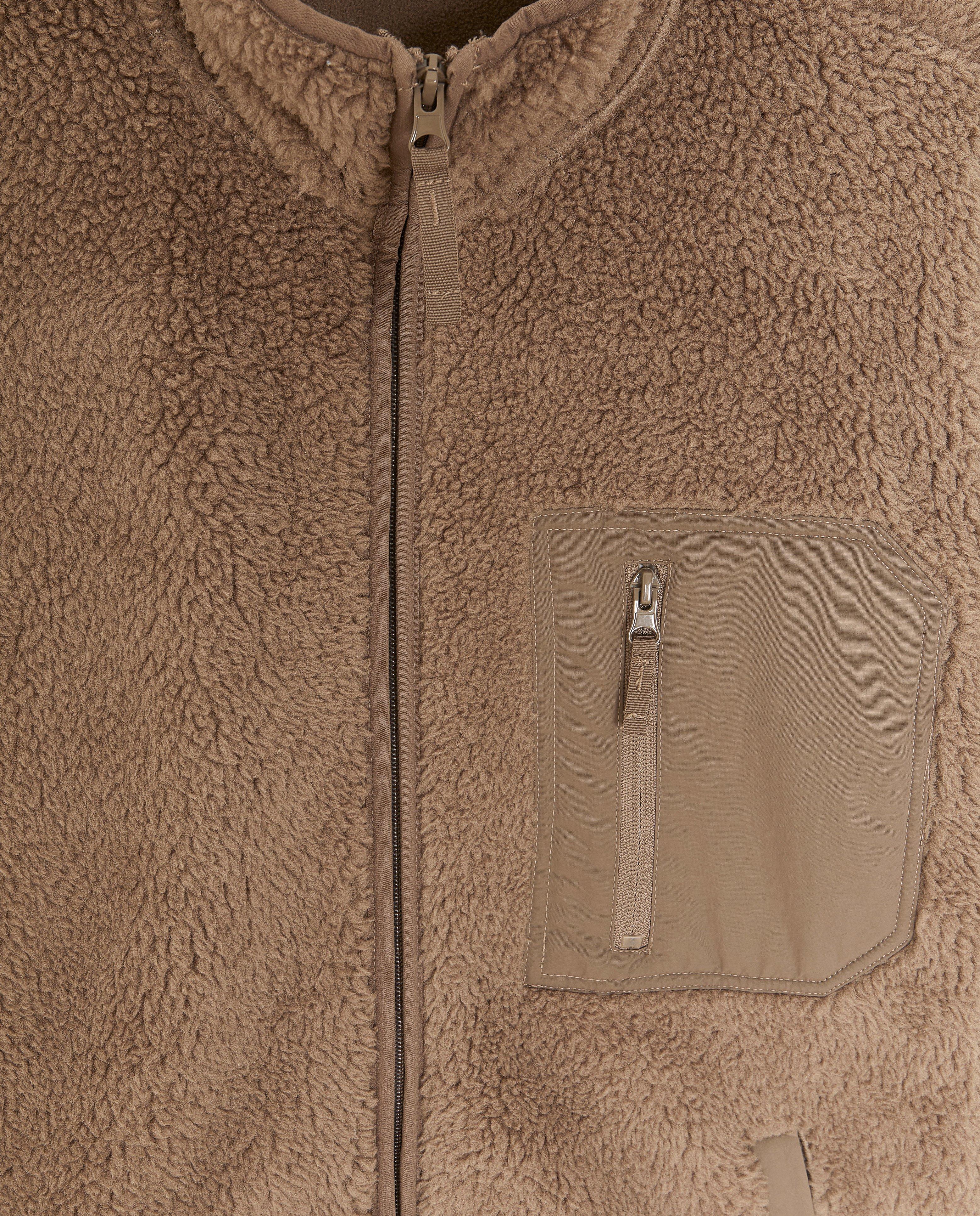 Teddy vest van 100% gerecycleerd polyester, heren - Product Detail - bruin - afbeelding nummer 6