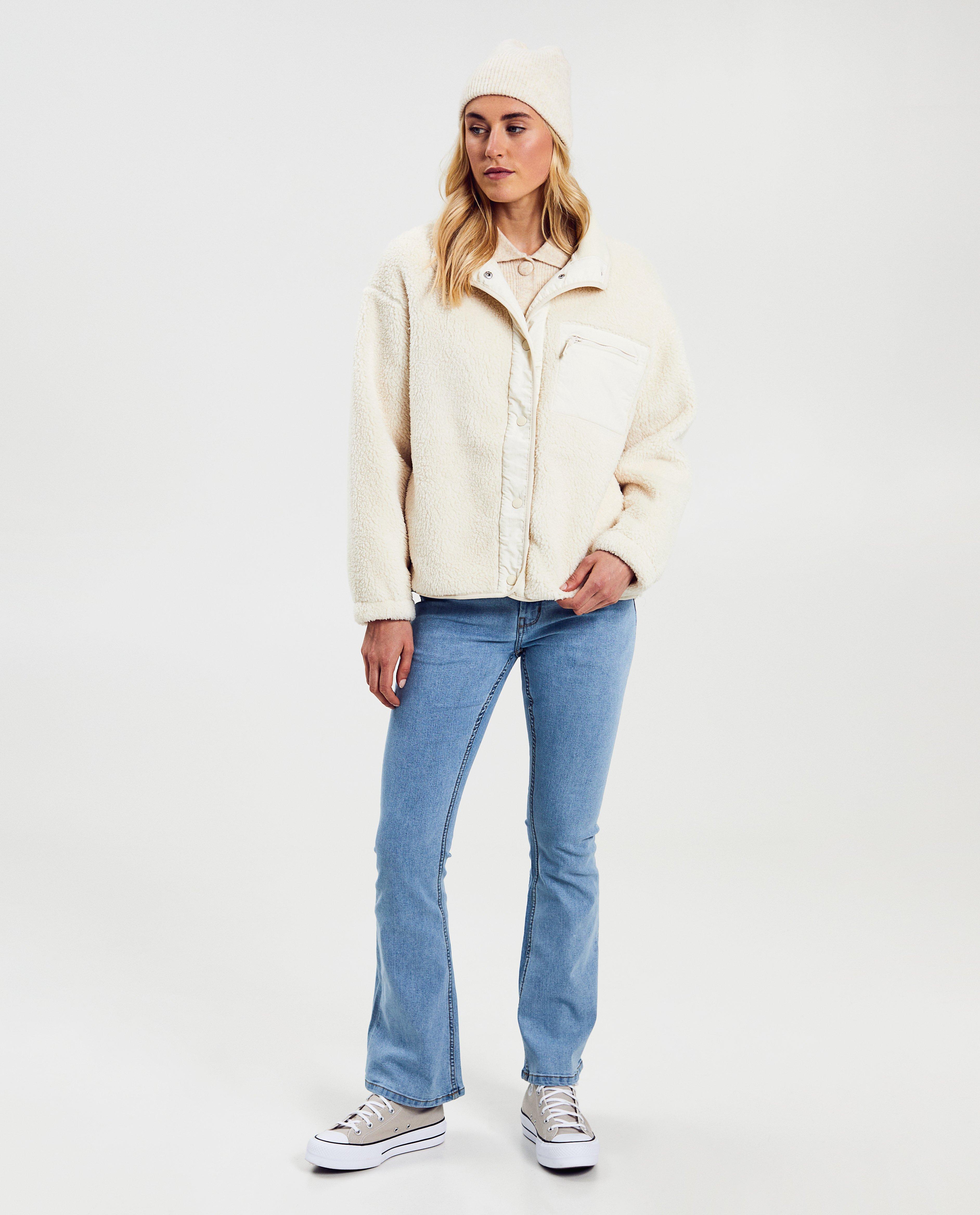 Cardigan - Teddy vest van 100% gerecycleerd polyester, dames