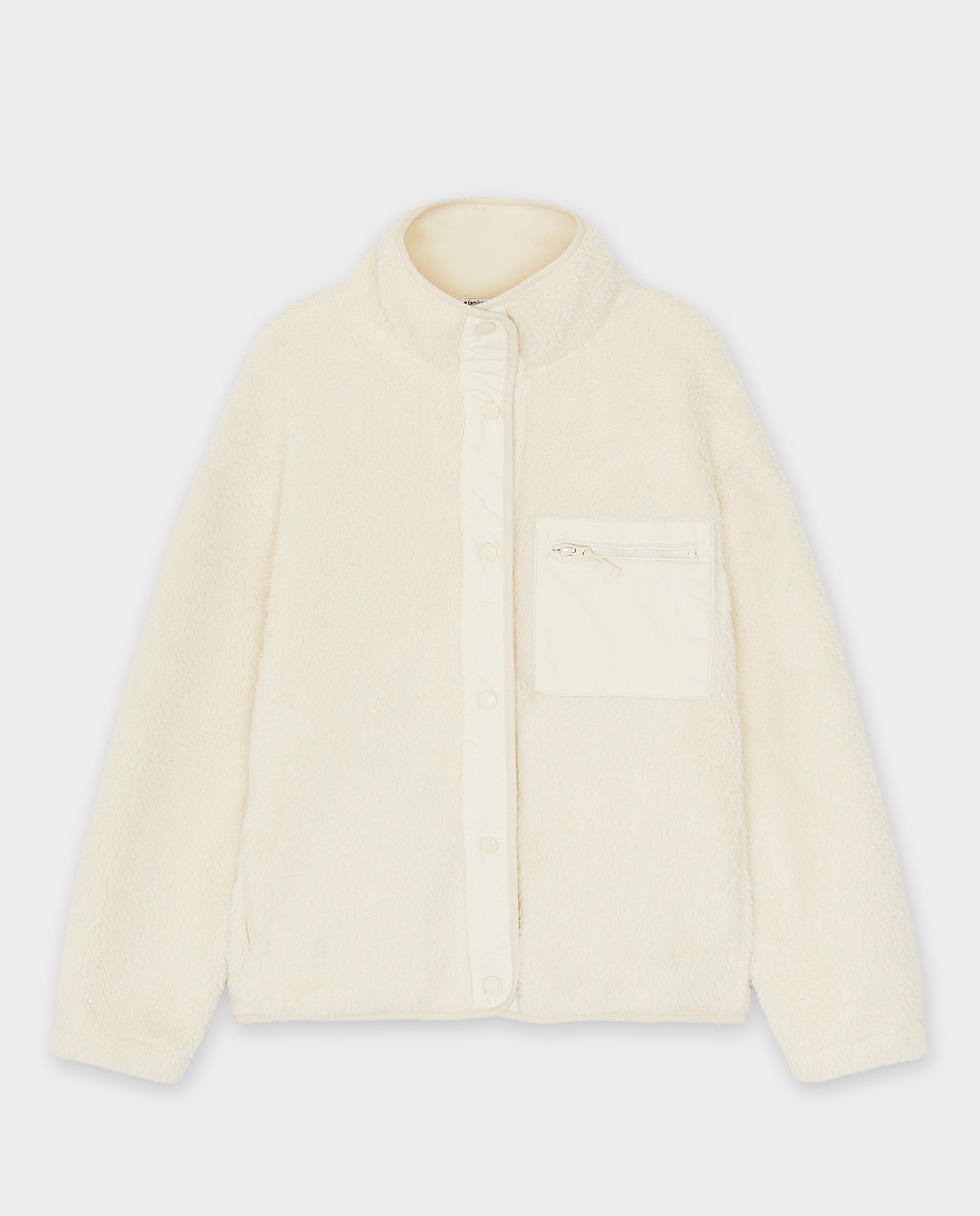 Cardigan - Teddy vest van 100% gerecycleerd polyester, dames