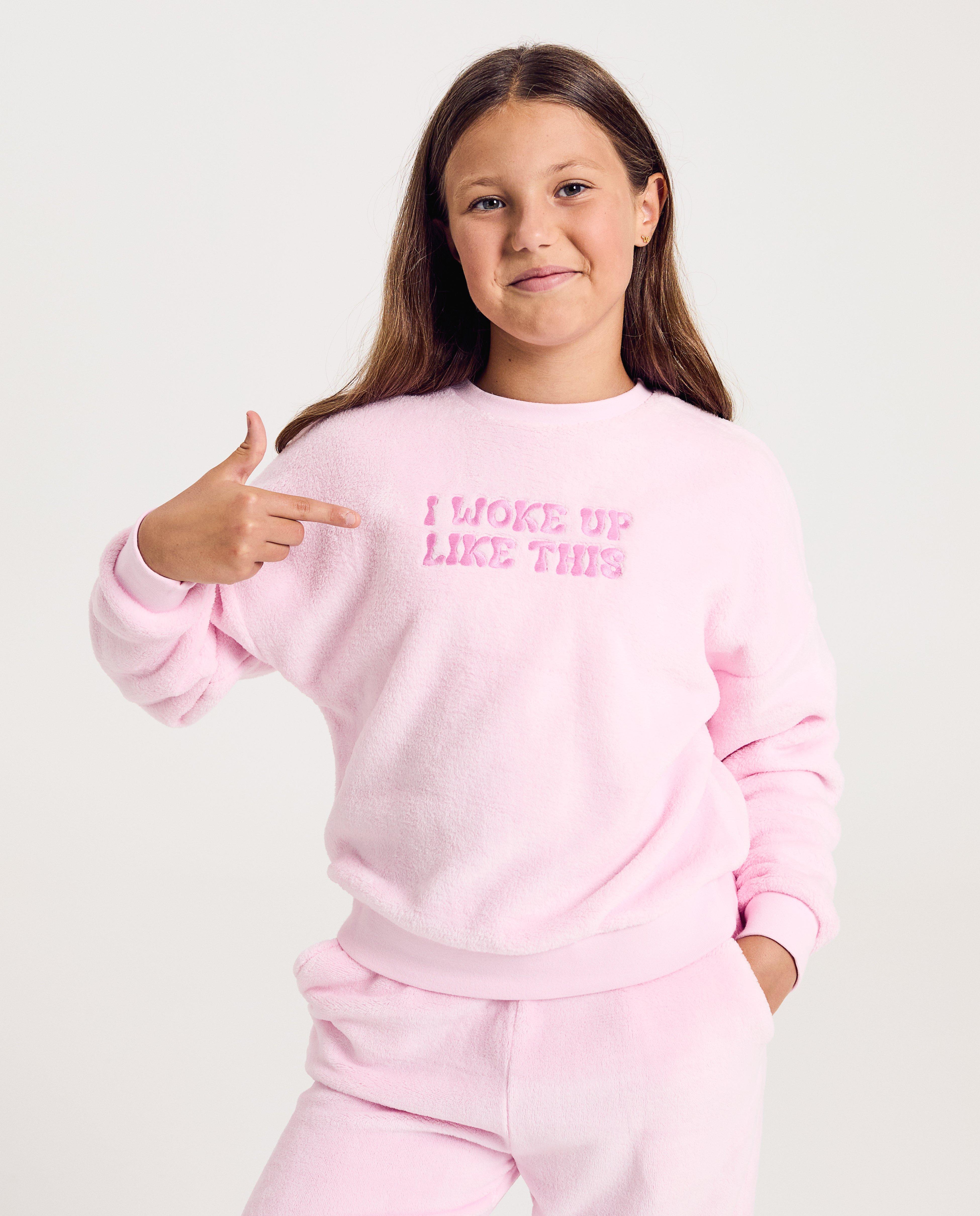 Nachtkleding - Fleece pyjama met backprint