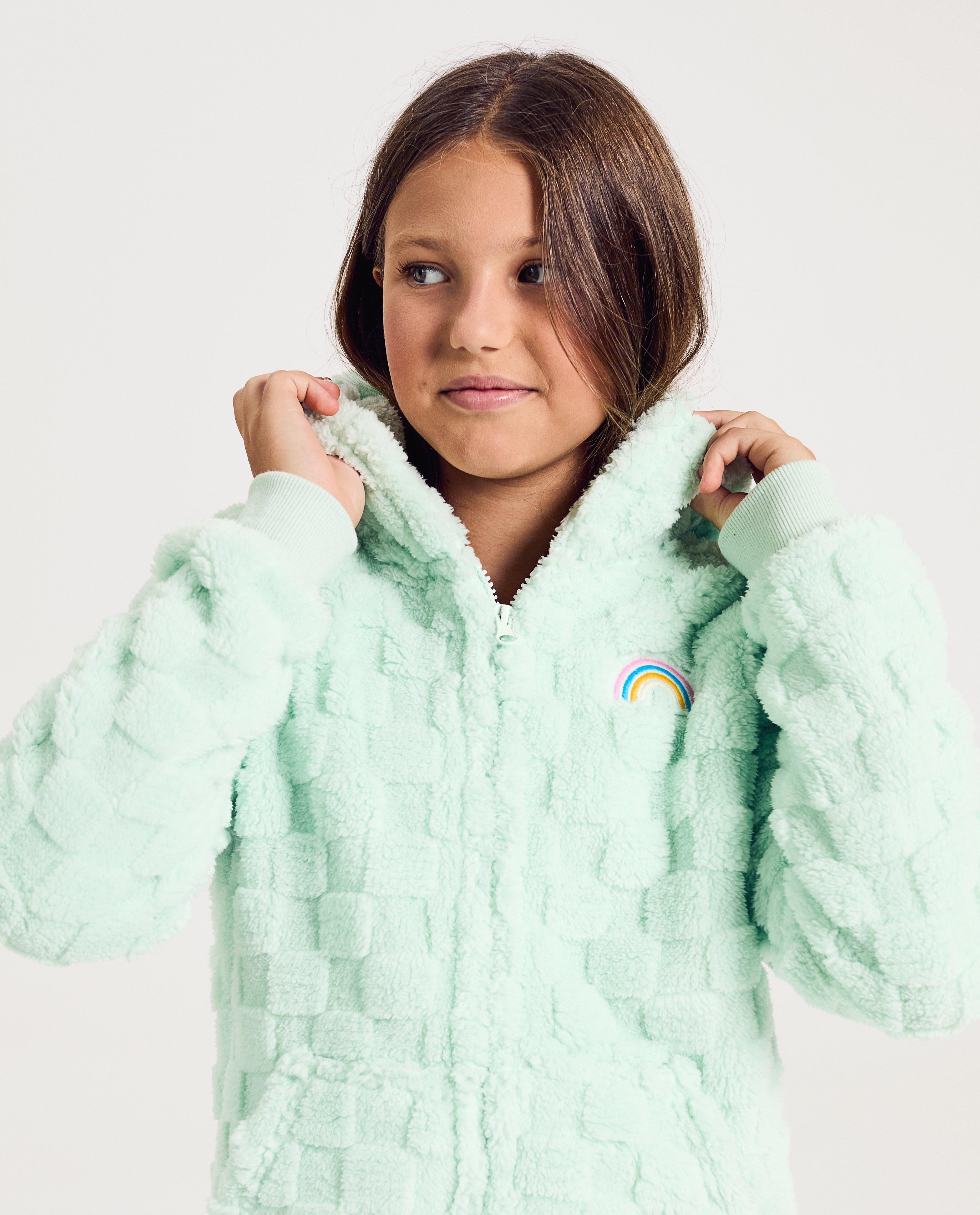 Nachtkleding - Fleece onesie met ruitpatroon