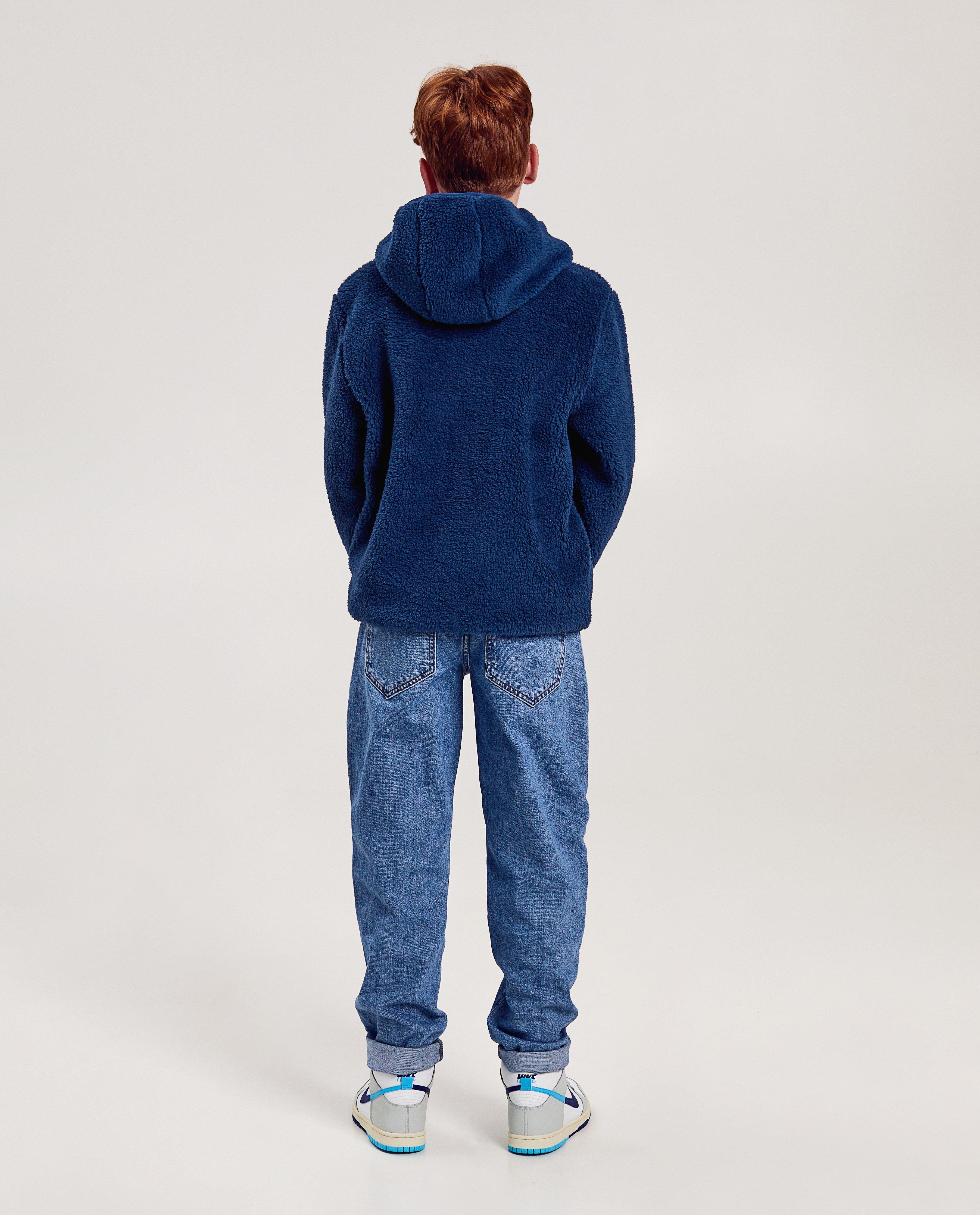 Cardigan - Teddy vest van 100% gerecycleerd polyester, 7-14 jaar