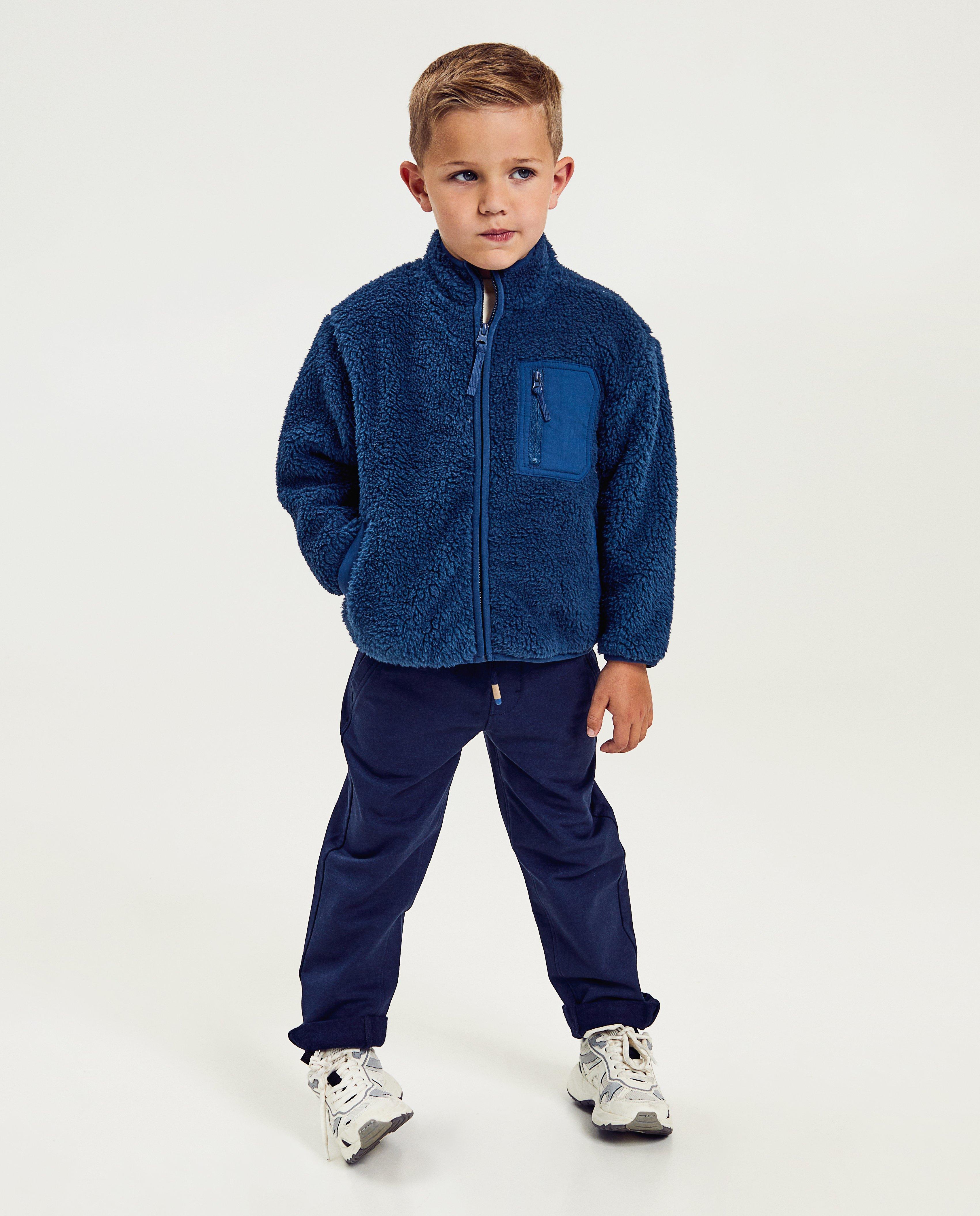 Cardigan - Teddy vest van 100% gerecycleerd polyester, 2-7 jaar