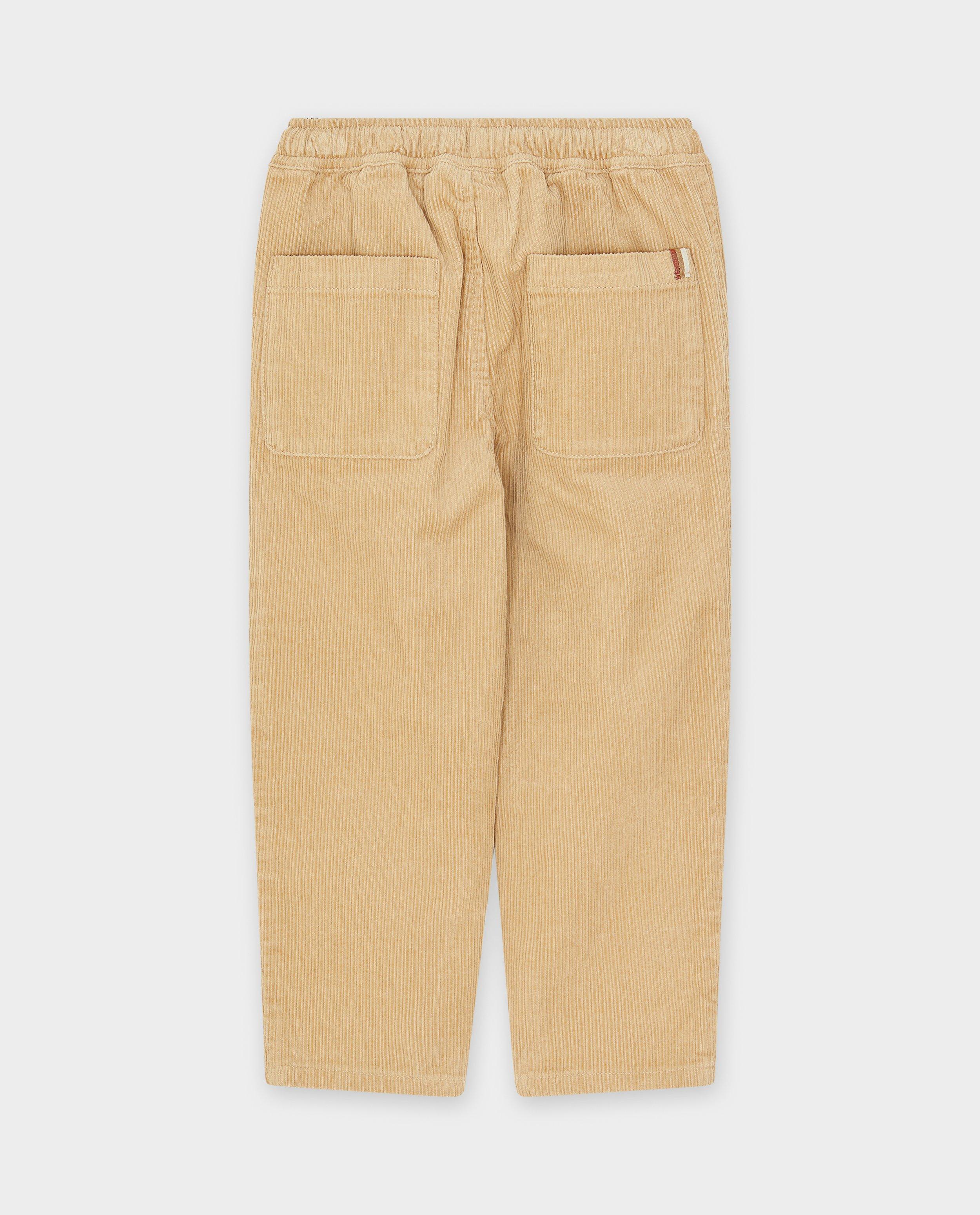 Pantalon brun en velours c&ocirc;tel&eacute; - D&eacute;tails du produit - brun clair - image num&eacute;ro 5