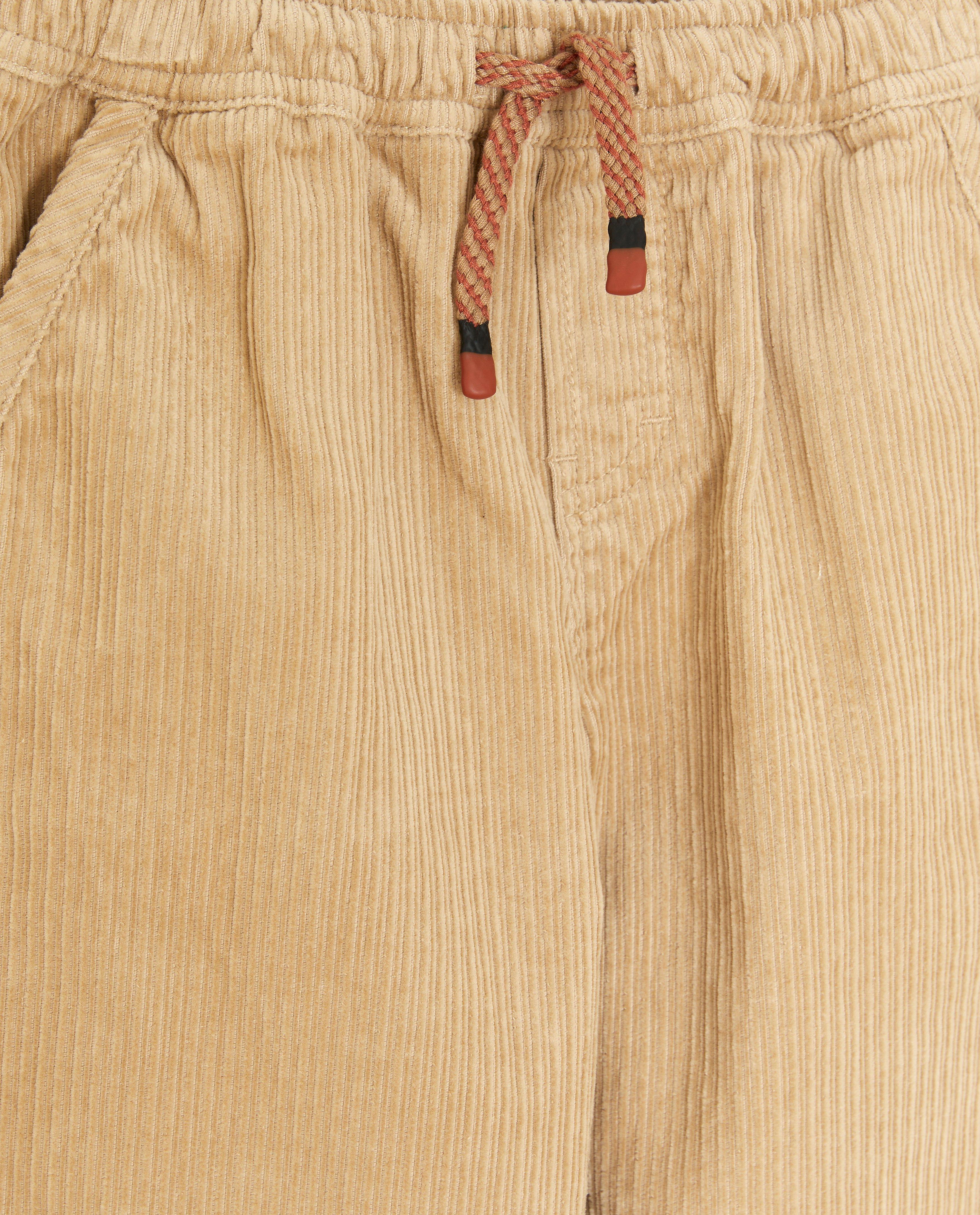 Pantalon brun en velours c&ocirc;tel&eacute; - D&eacute;tails du produit - brun clair - image num&eacute;ro 6