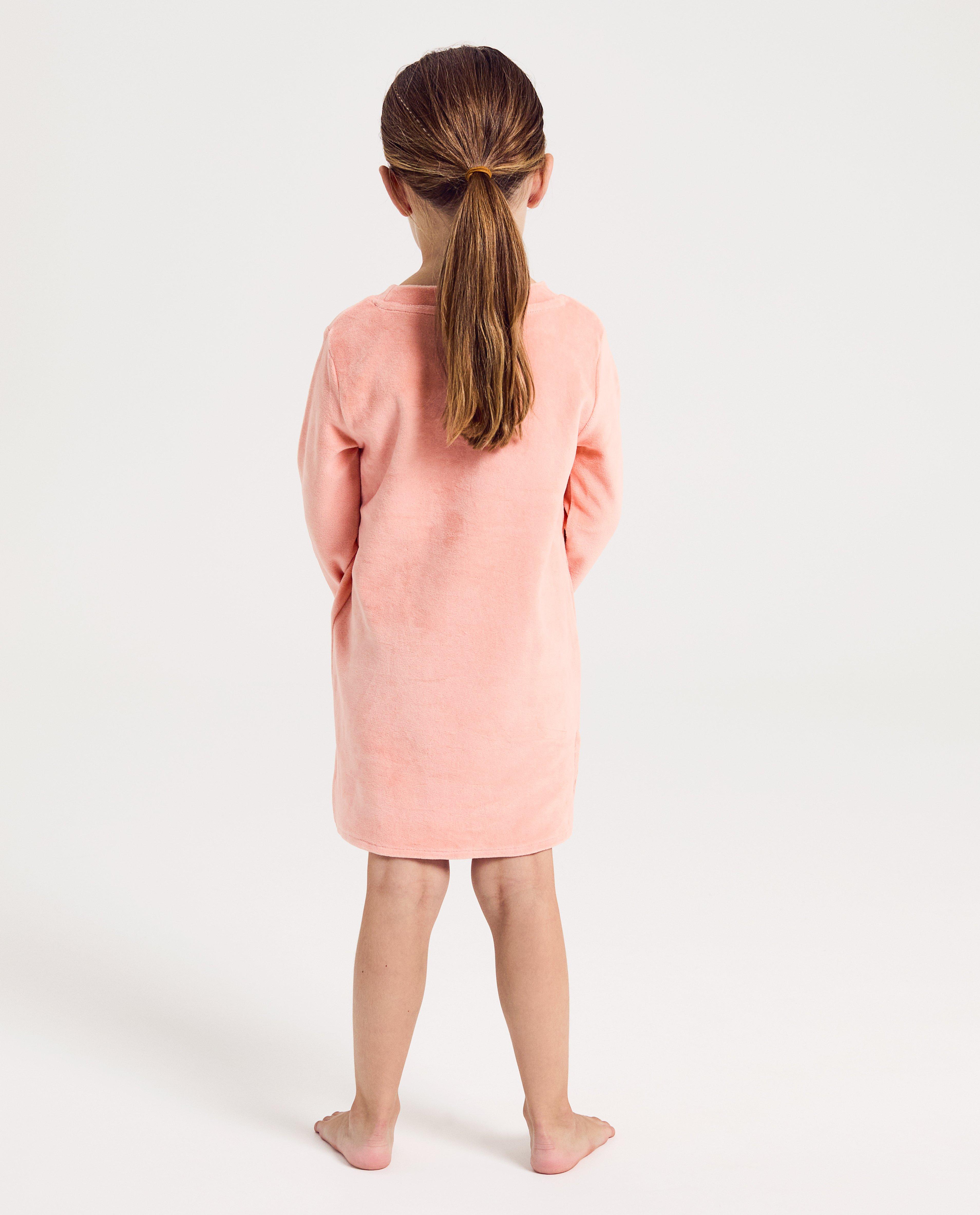 Fluwelen nachtkleedje met hondenprint - Product Detail - rood - afbeelding nummer 2