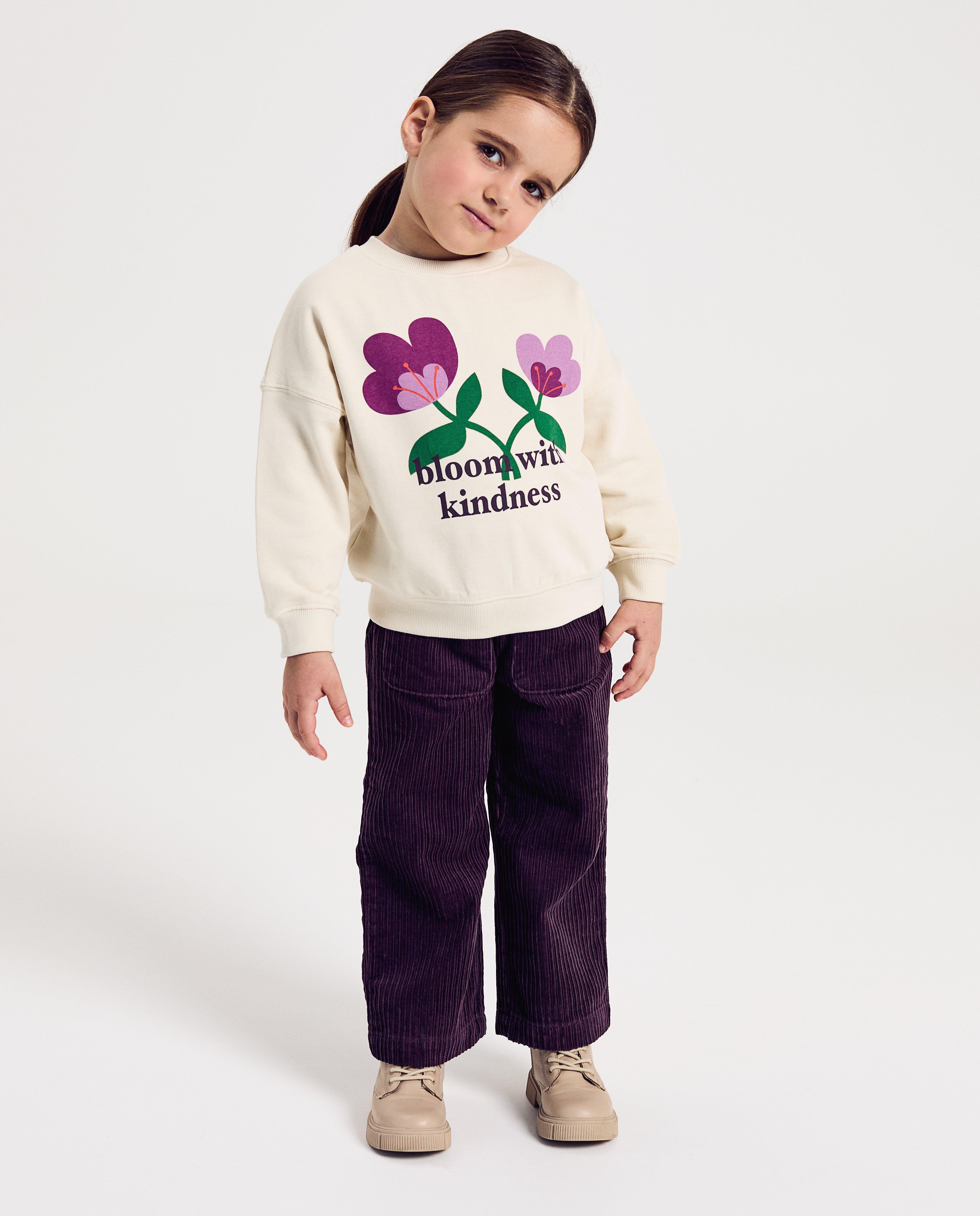 Broek van ribfluweel, straight fit - null - Maya