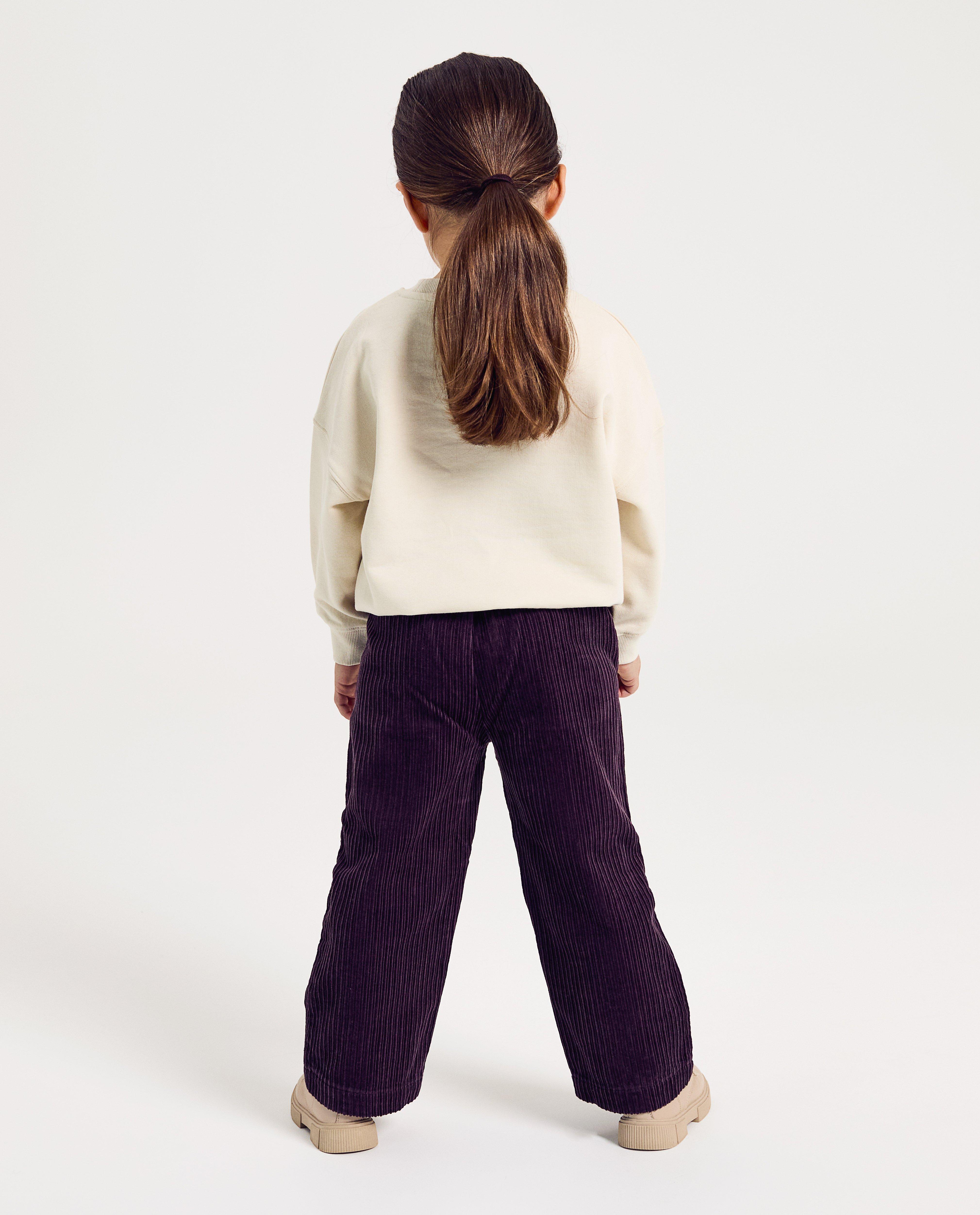 Broeken - Broek van ribfluweel, straight fit
