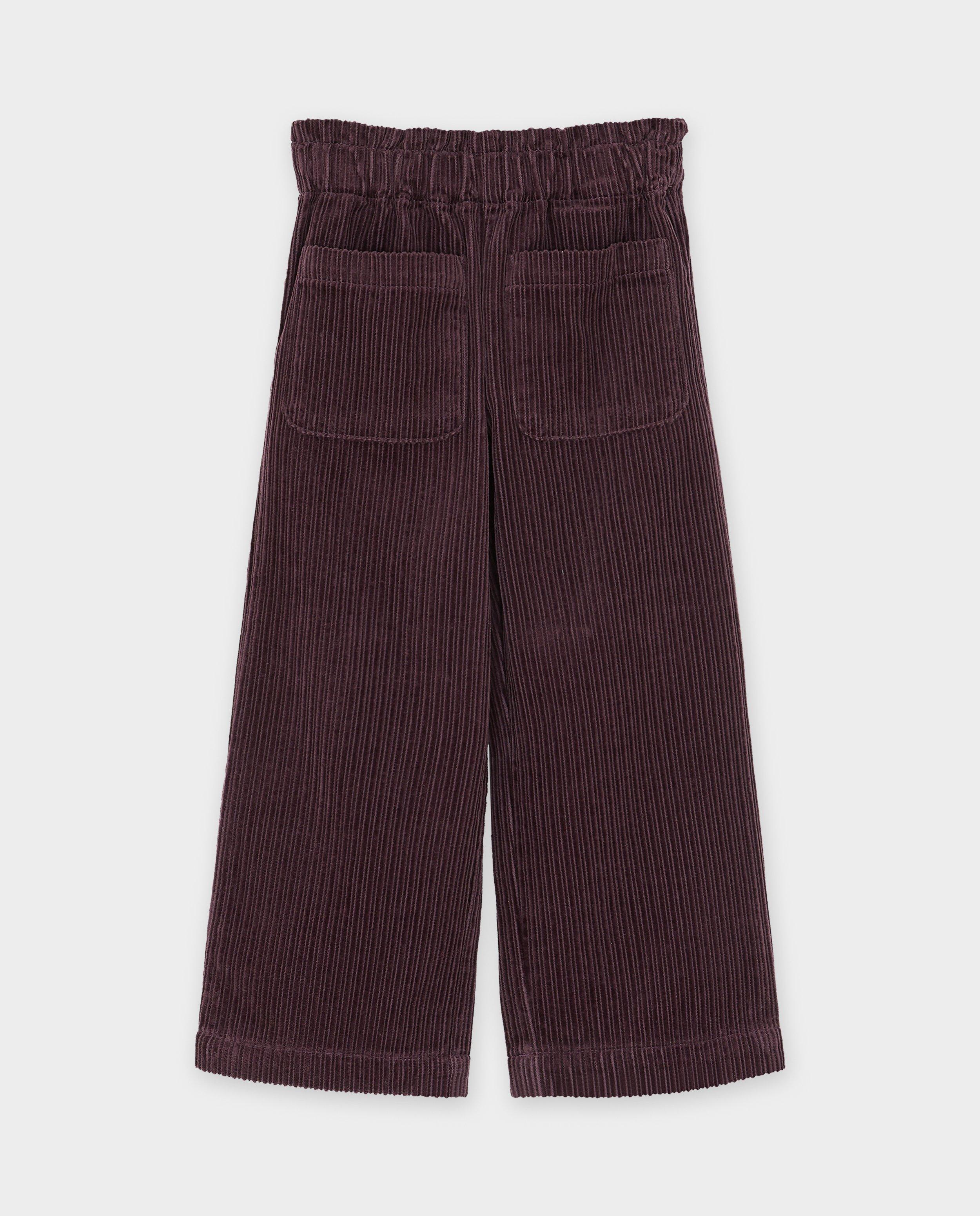 Broeken - Broek van ribfluweel, straight fit