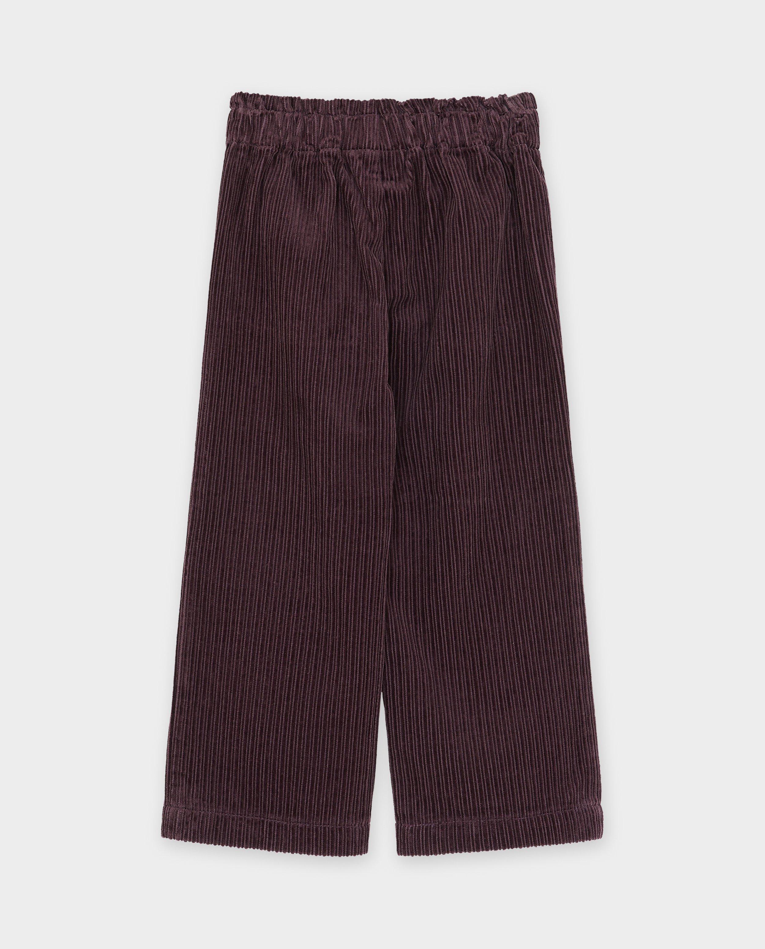 Broeken - Broek van ribfluweel, straight fit