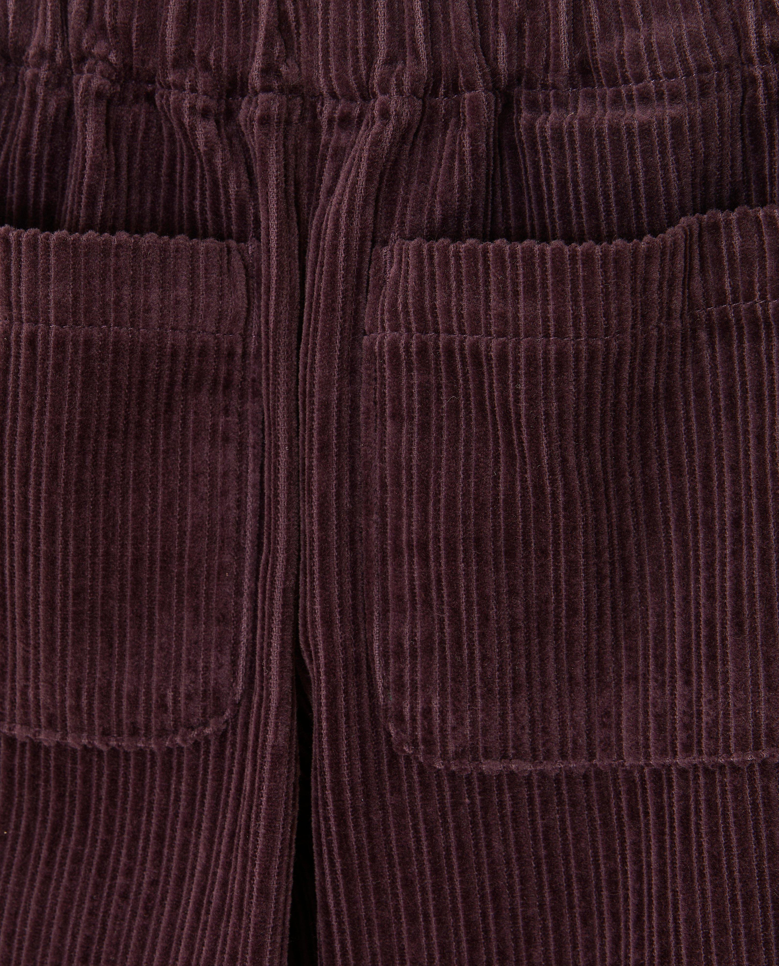Broeken - Broek van ribfluweel, straight fit