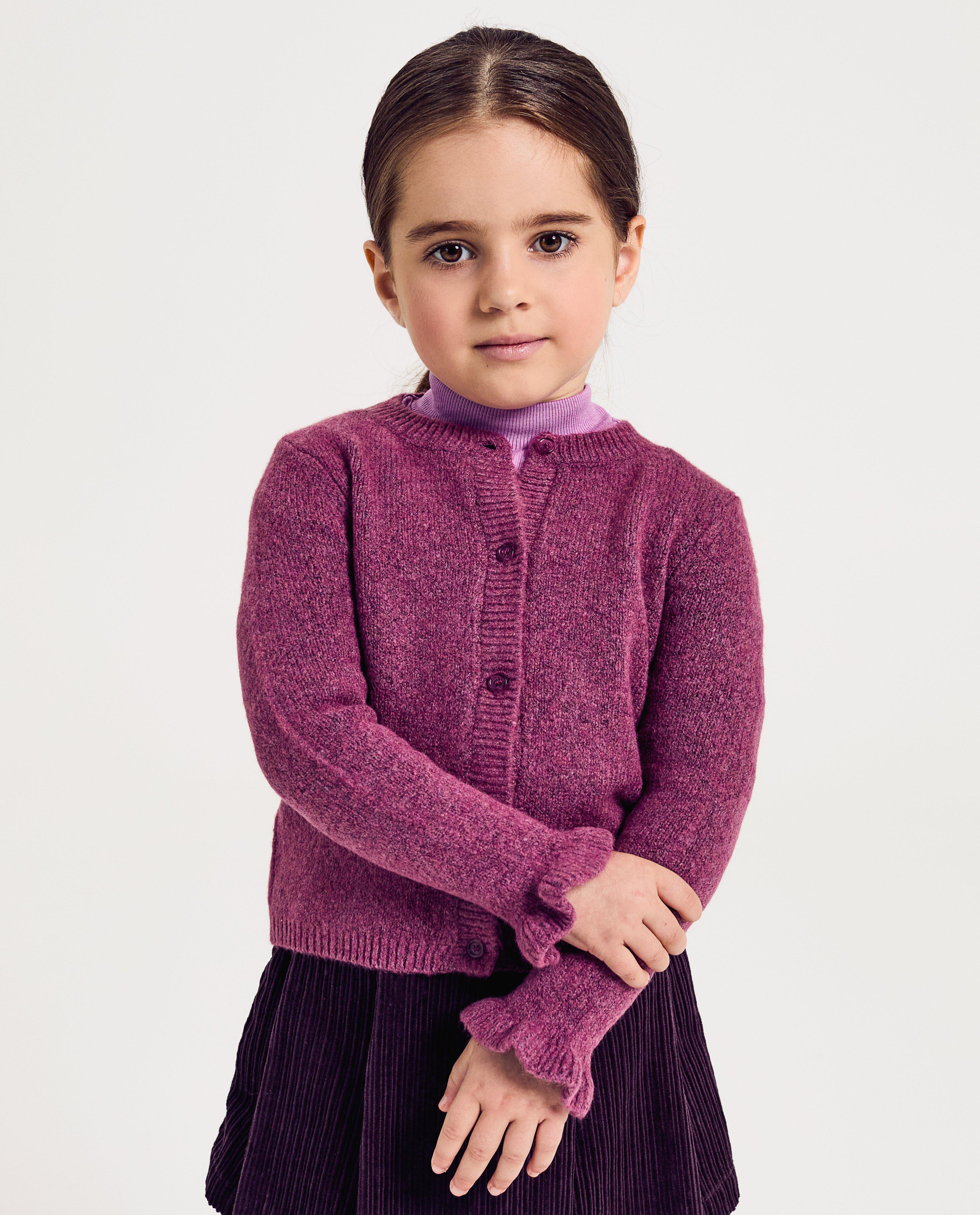 Paarse cardigan - null - Maya