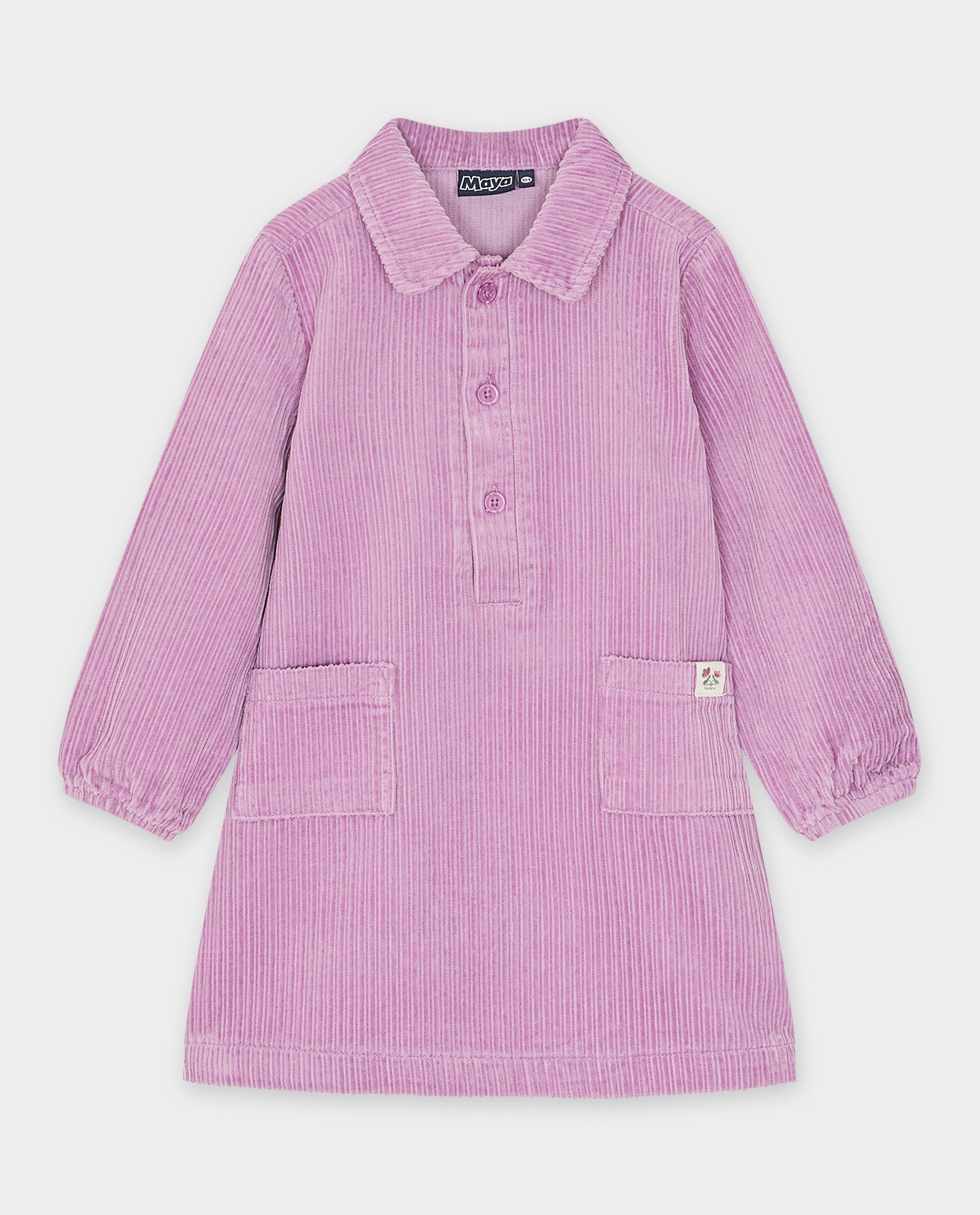 Robes - Robe en velours côtelé