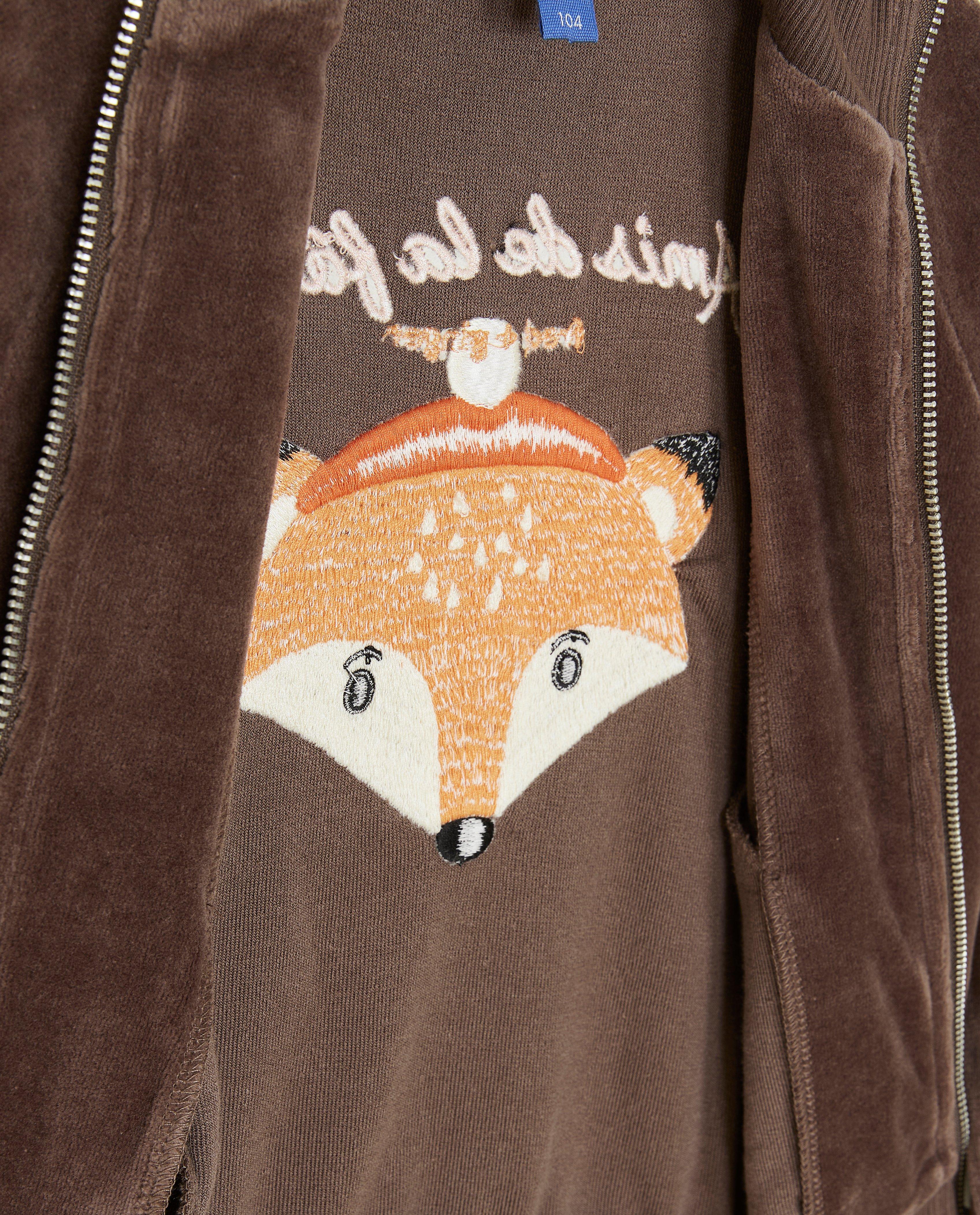 Cardigan - Fluwelen vest