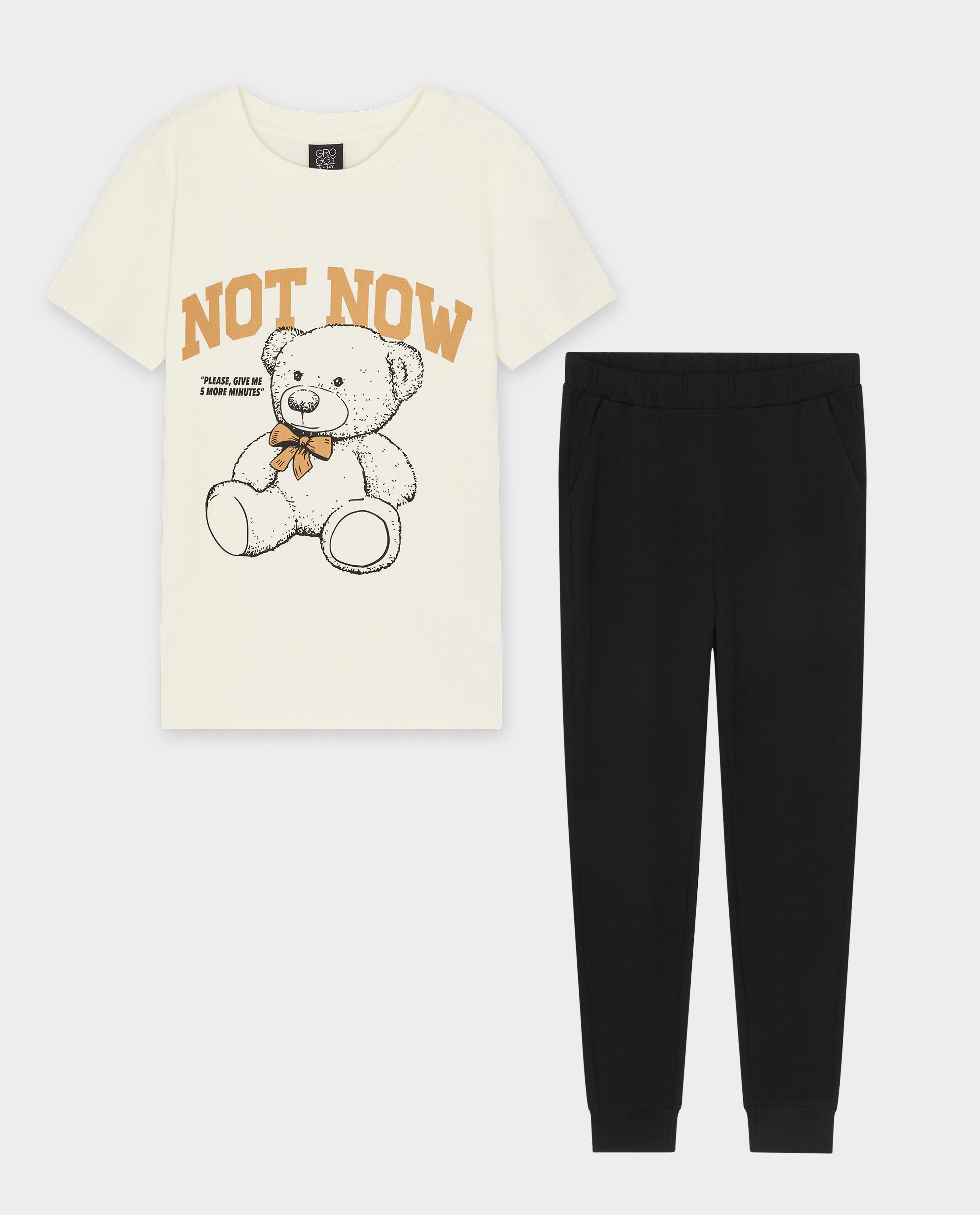 Nachtkleding - Pyjama met berenprint