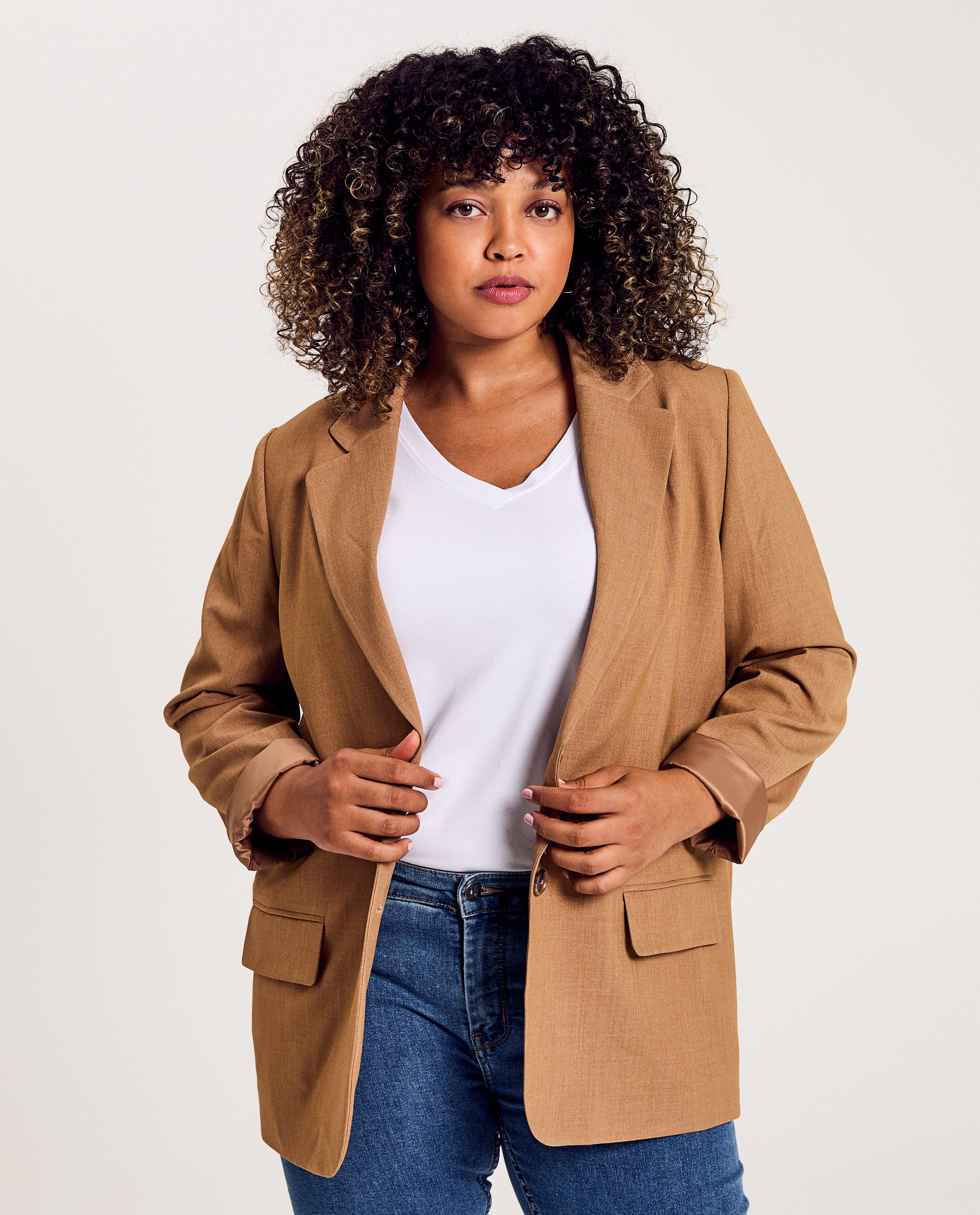 Bruine blazer - null - Sora