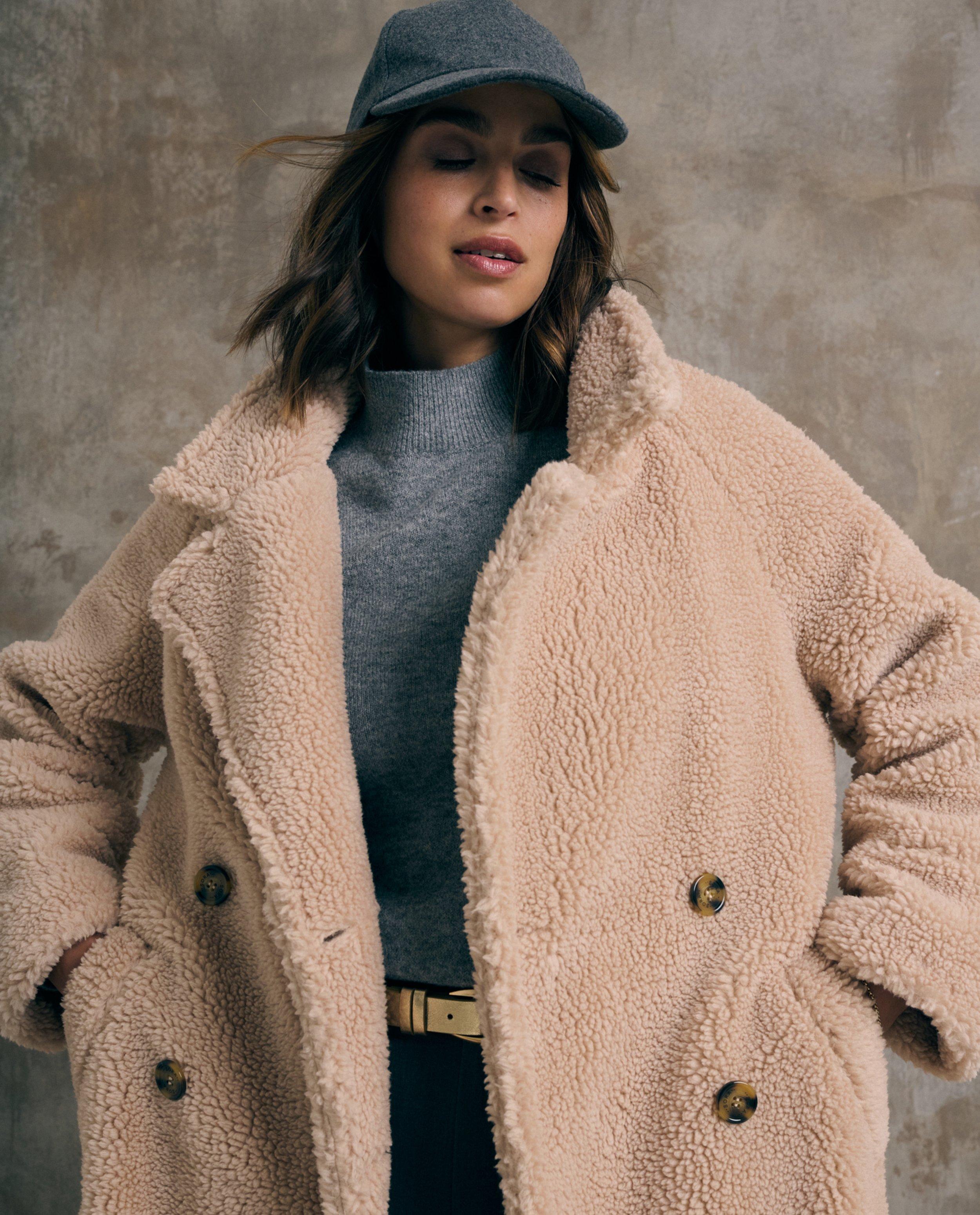 Longue veste en peluche, femmes - null - Sora