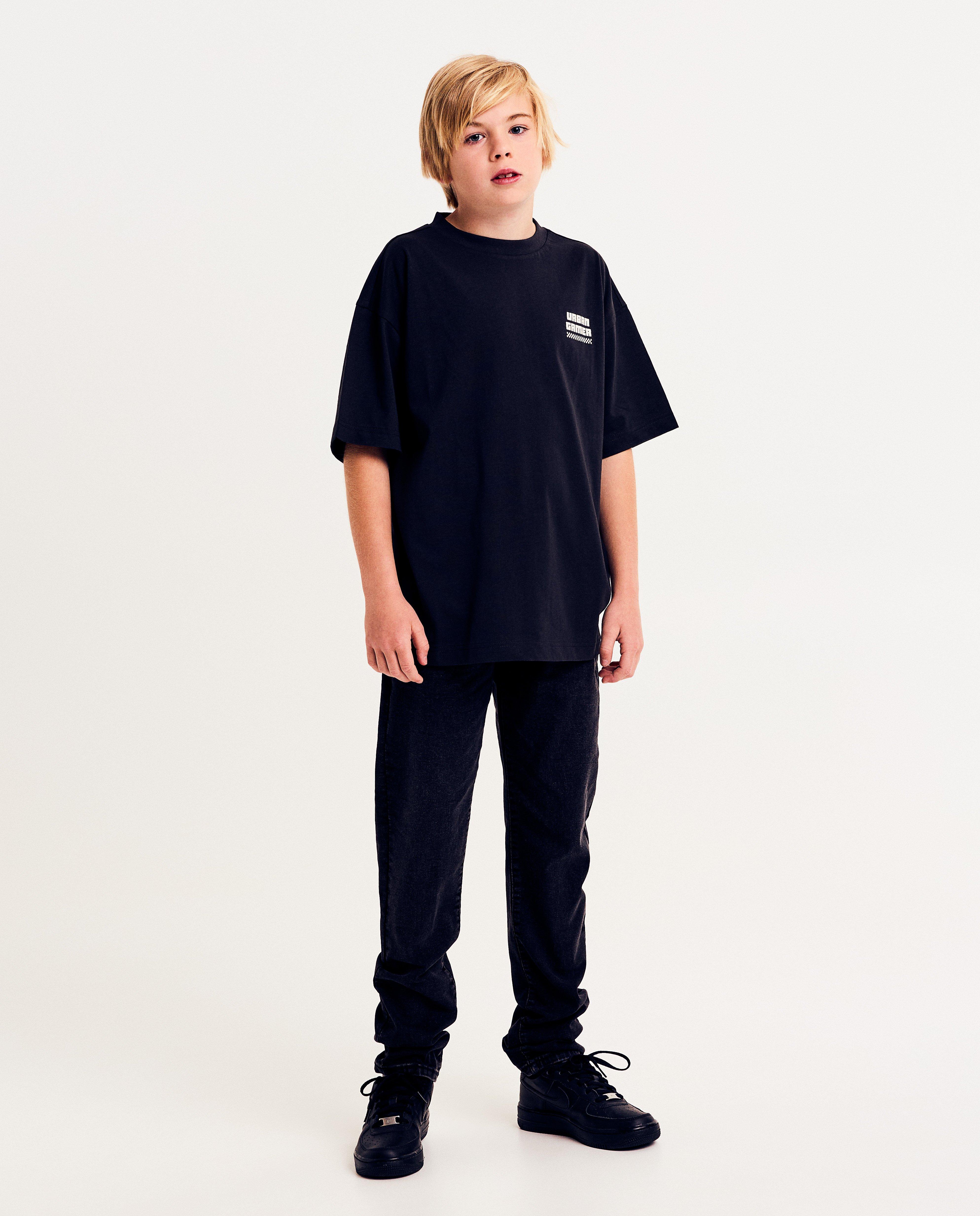 Jeans - Zwarte jeans, straight fit