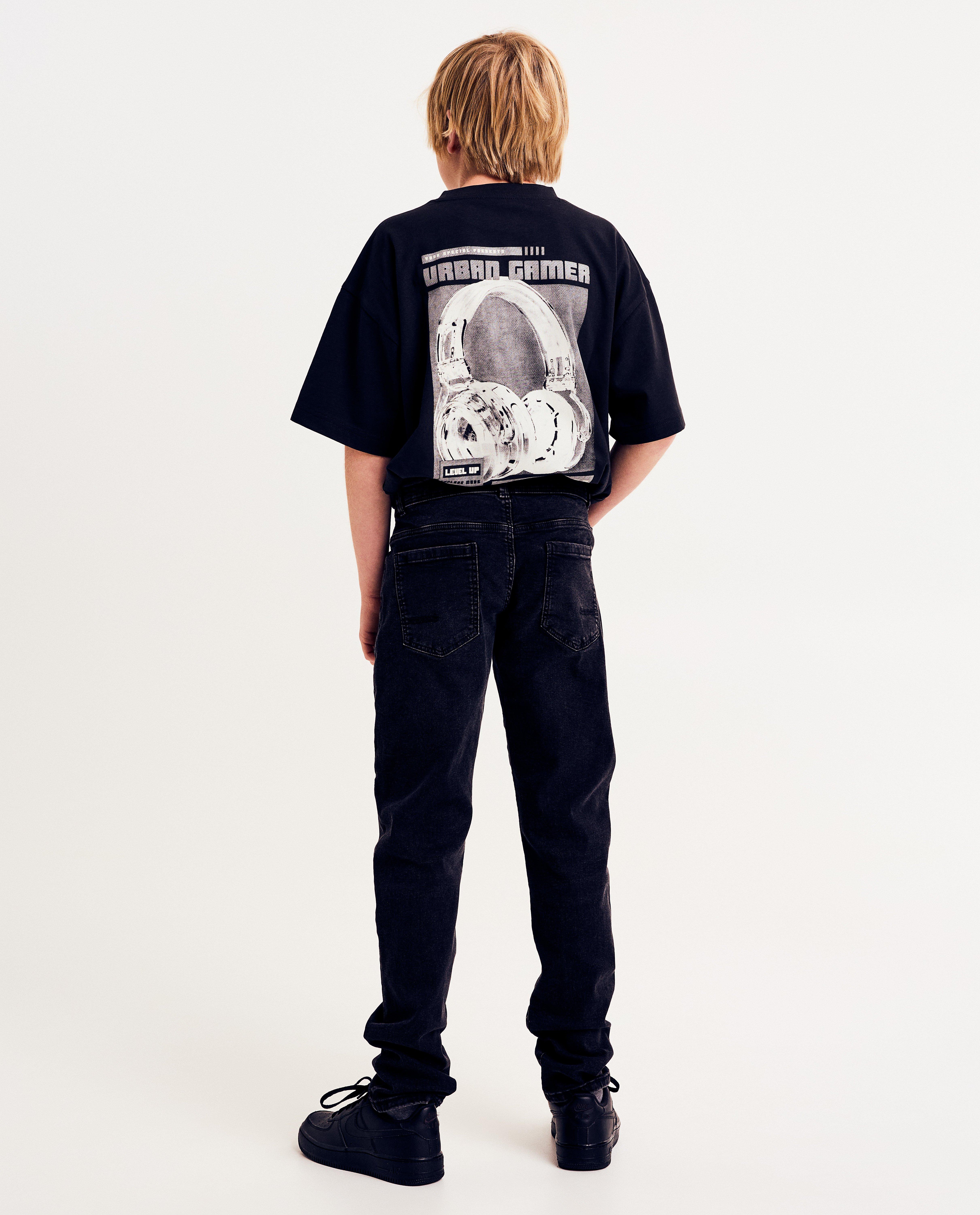 Jeans - Zwarte jeans, straight fit