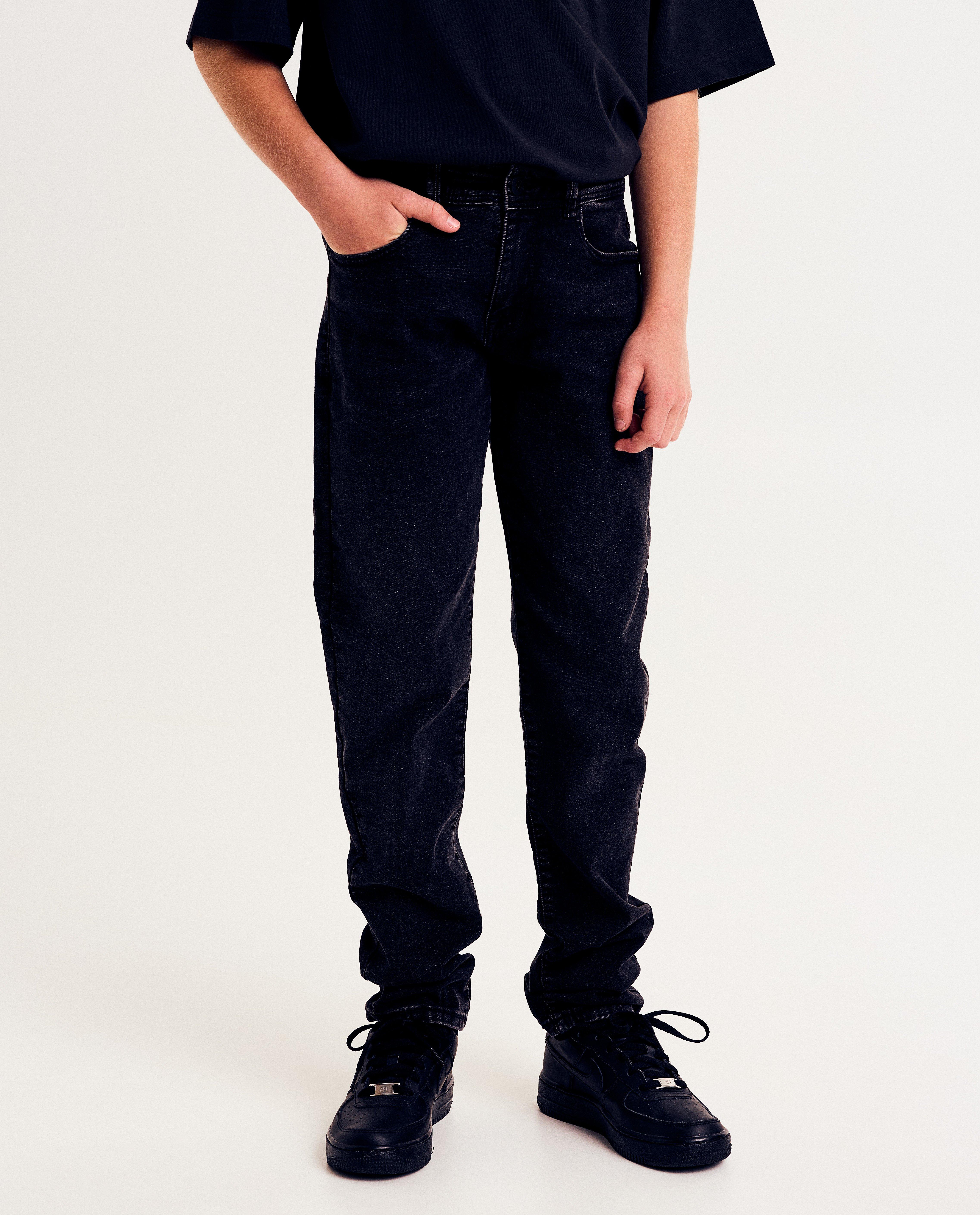 Jeans - Zwarte jeans, straight fit