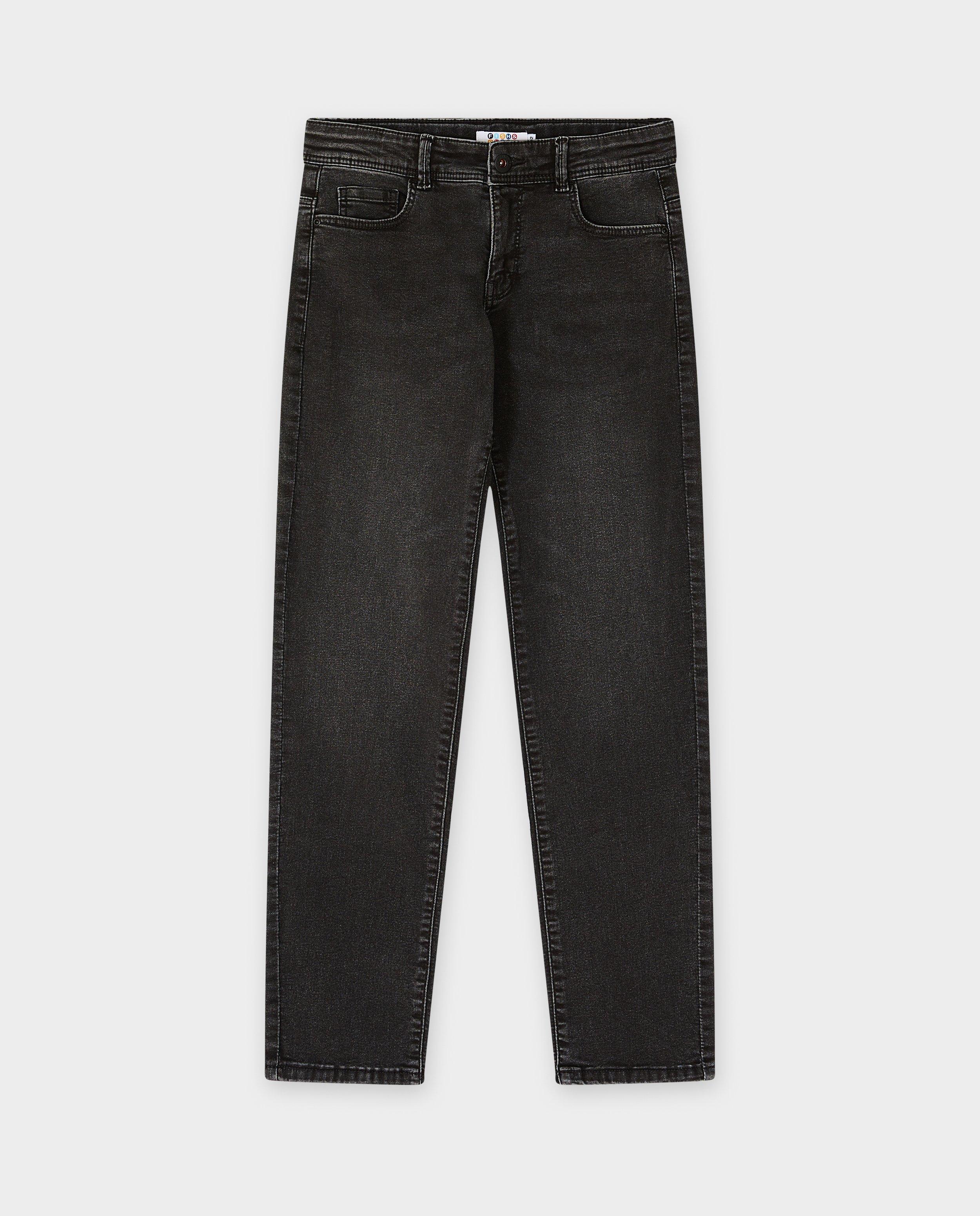 Jeans - Zwarte jeans, straight fit