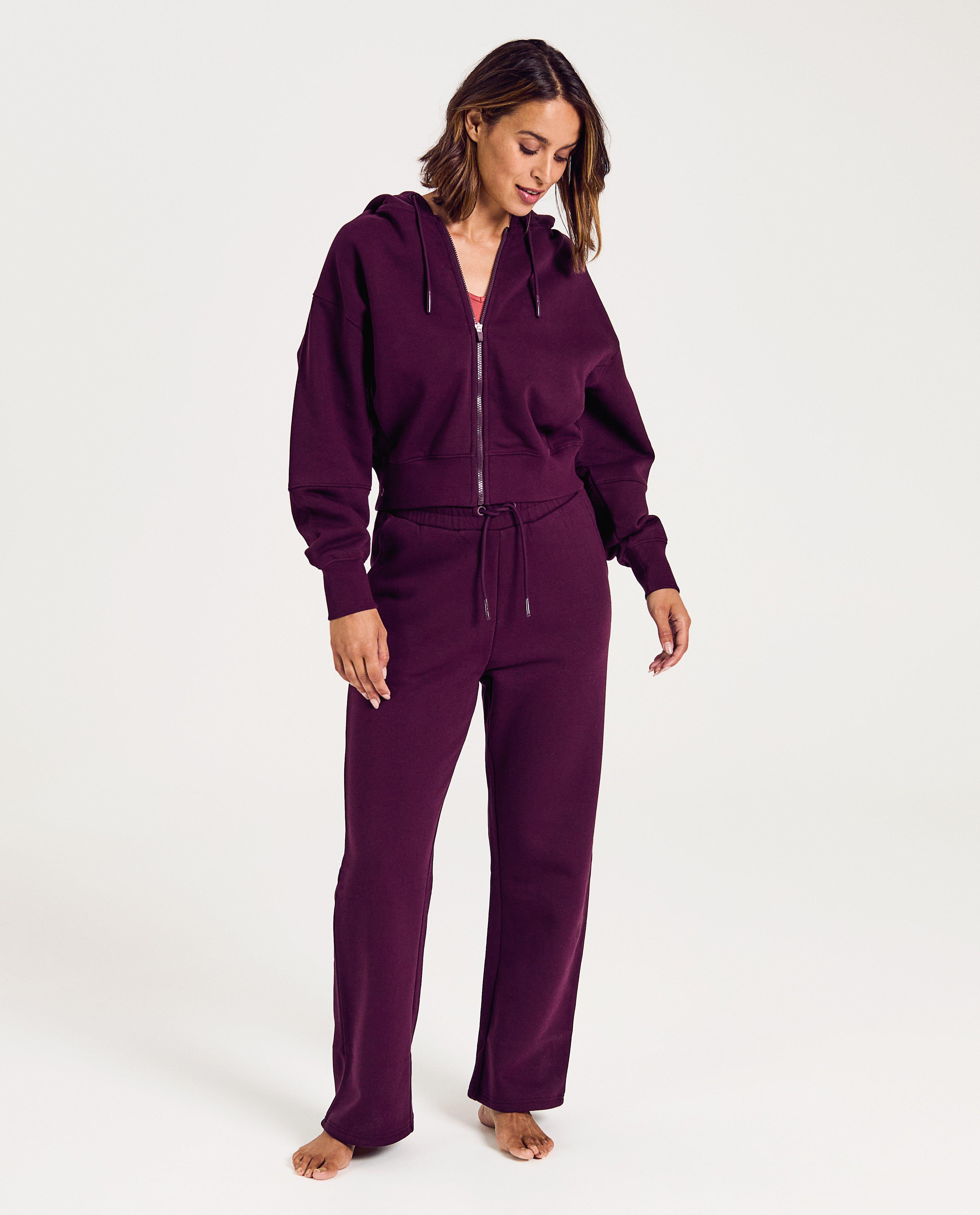 Broeken - Donkerpaarse joggingbroek