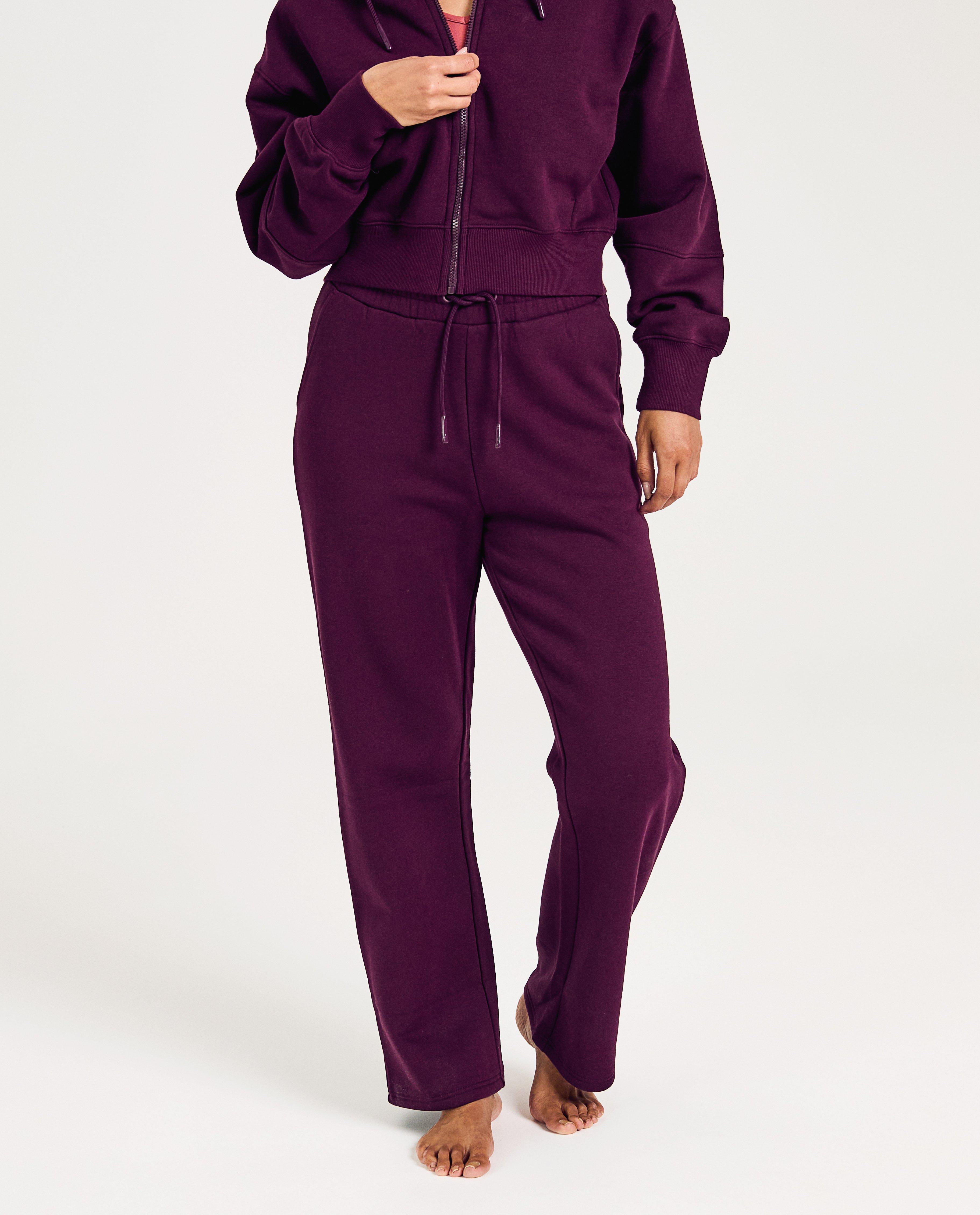 Broeken - Donkerpaarse joggingbroek