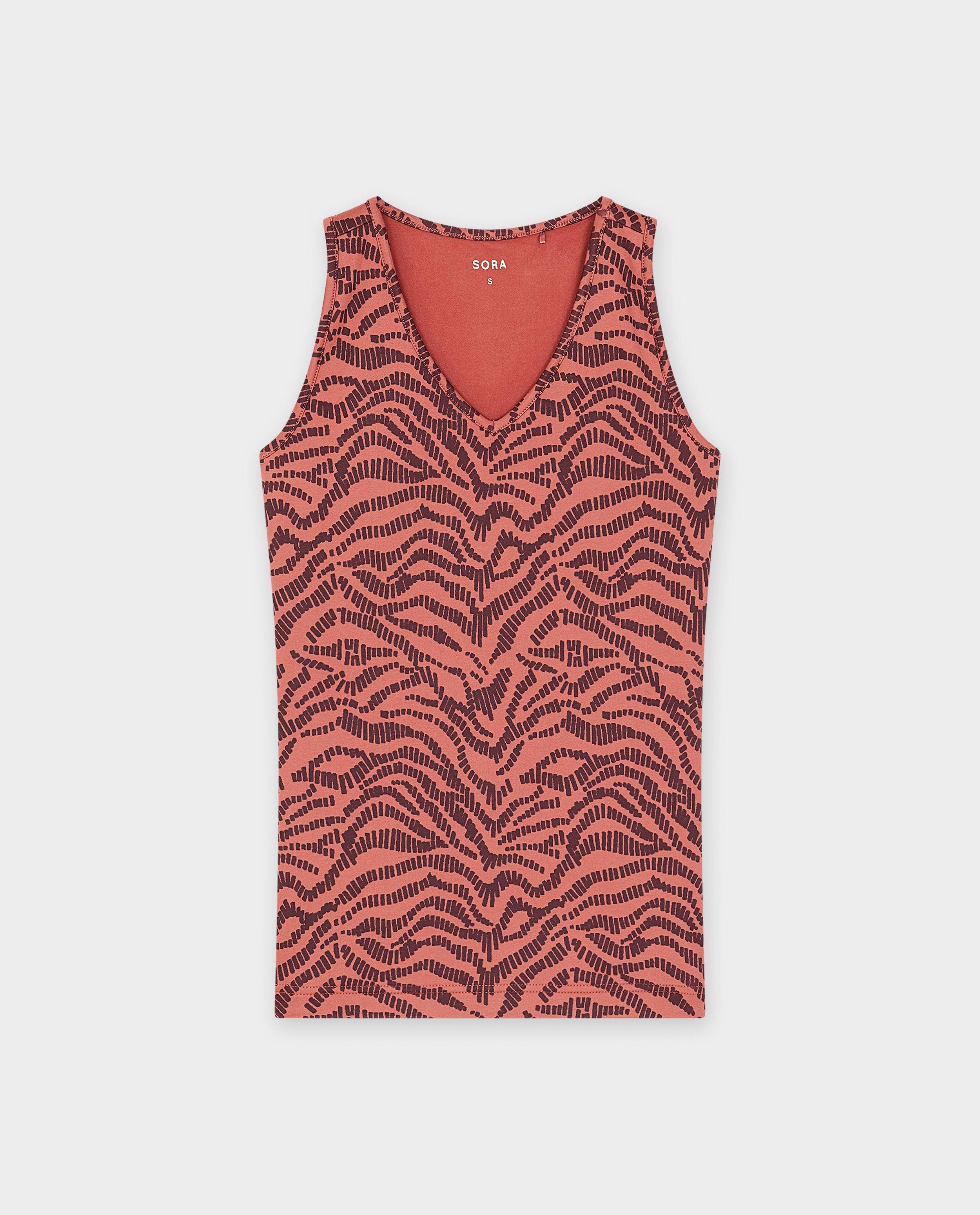 T-shirts - Sporttop met zebraprint