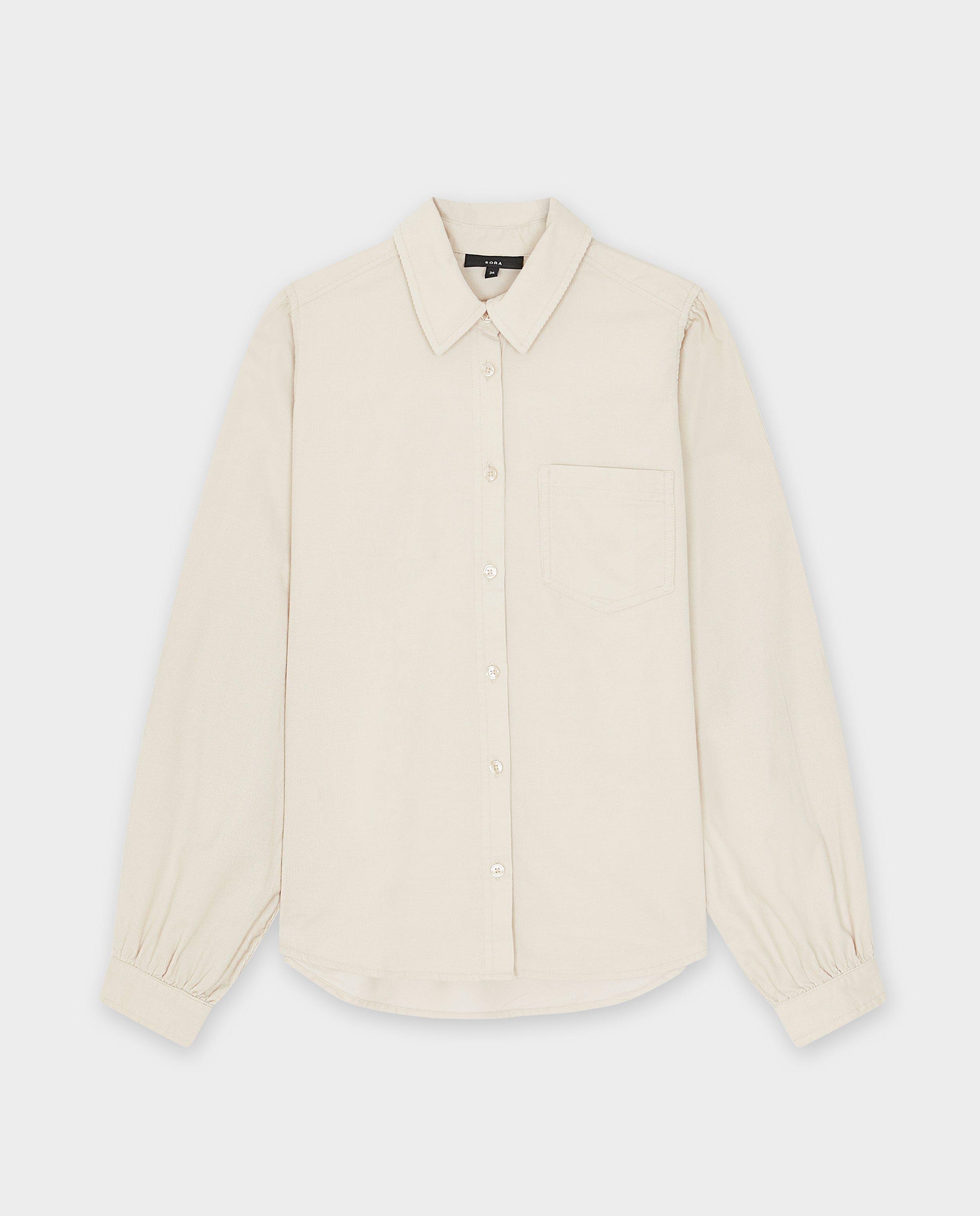 Beige blouse met structuur - Product Detail - lichtbeige - afbeelding nummer 4