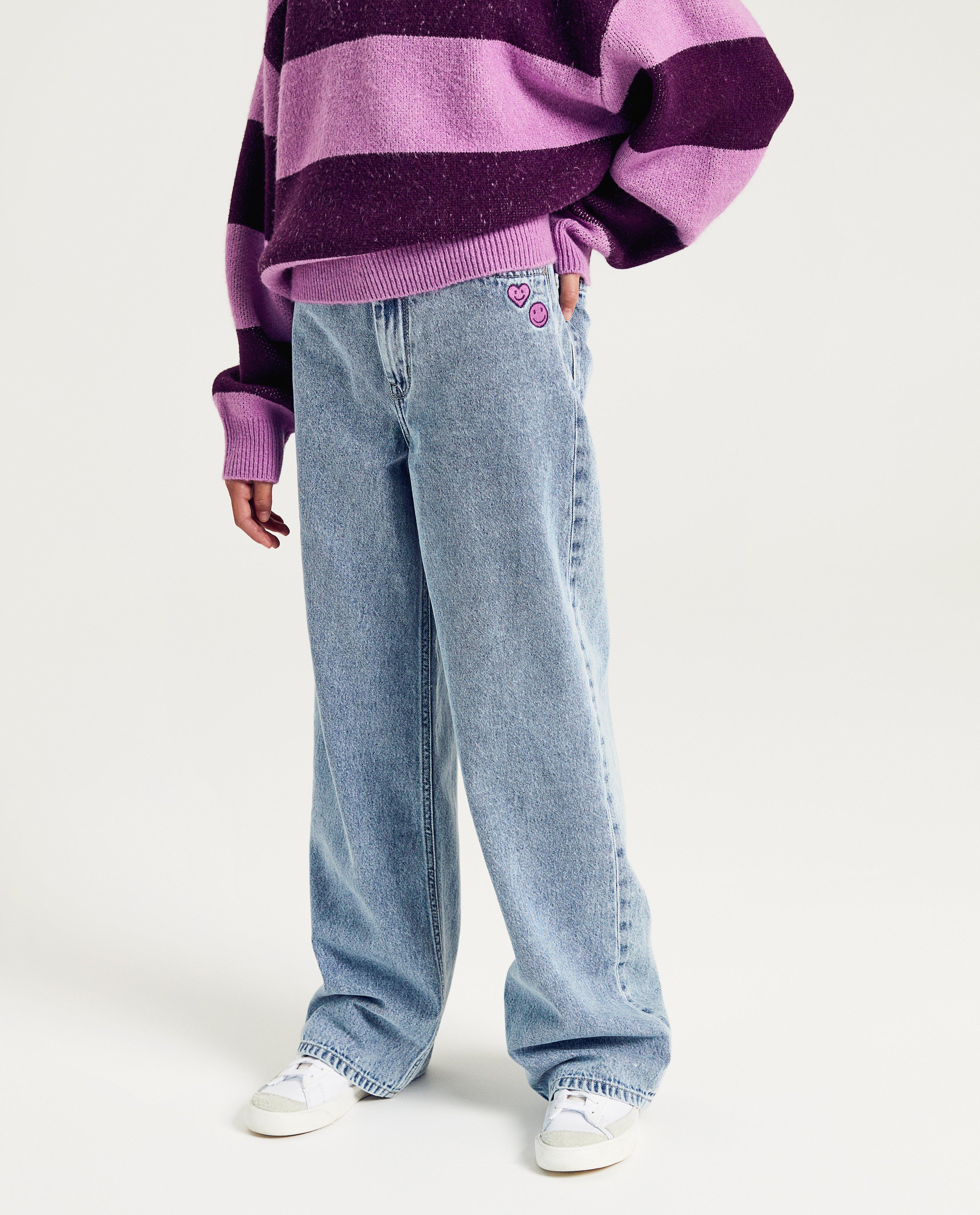 Jeans - Jeans bleu clair, coupe droite