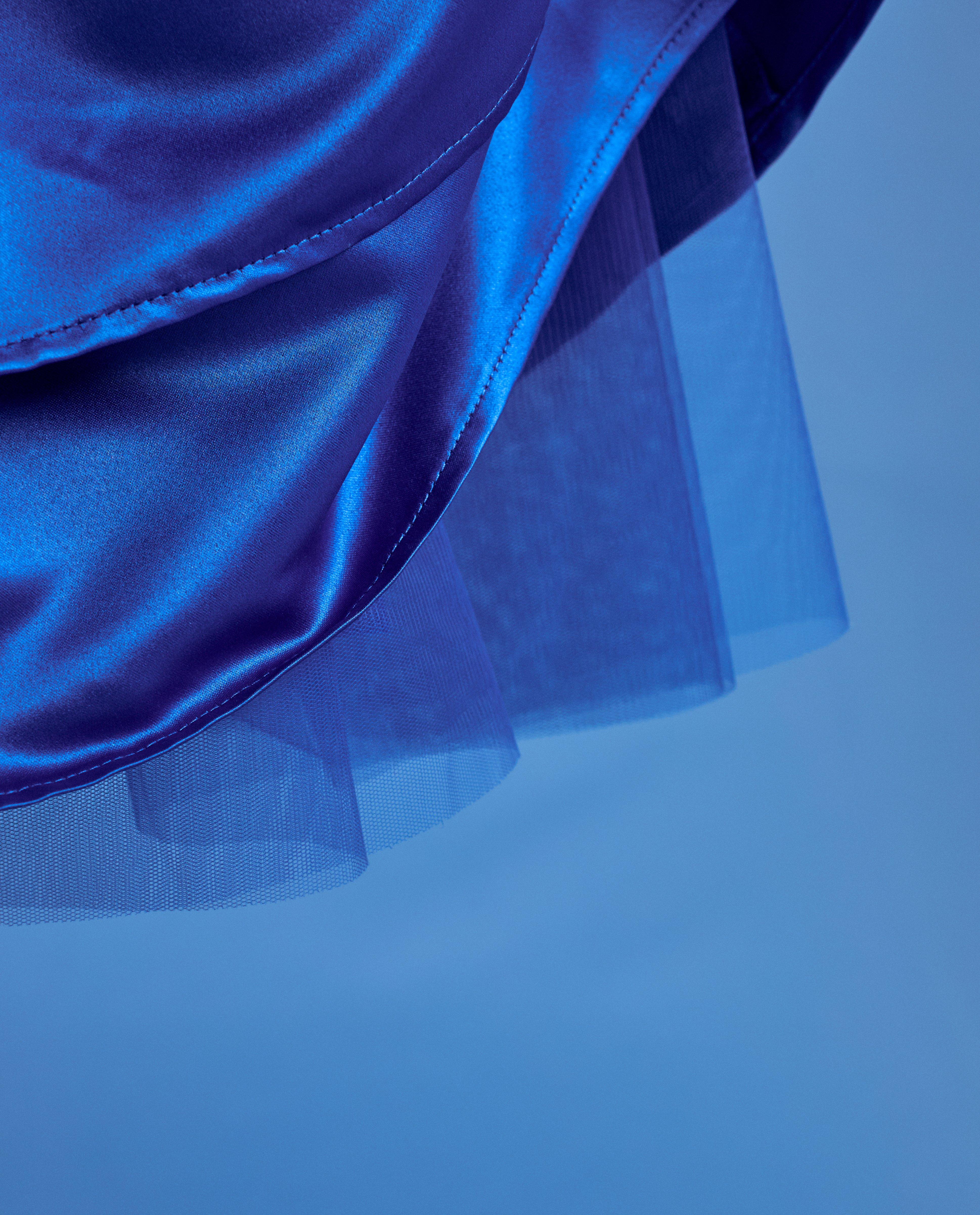Robes - Robe satinée avec nœud, 6-14 ans