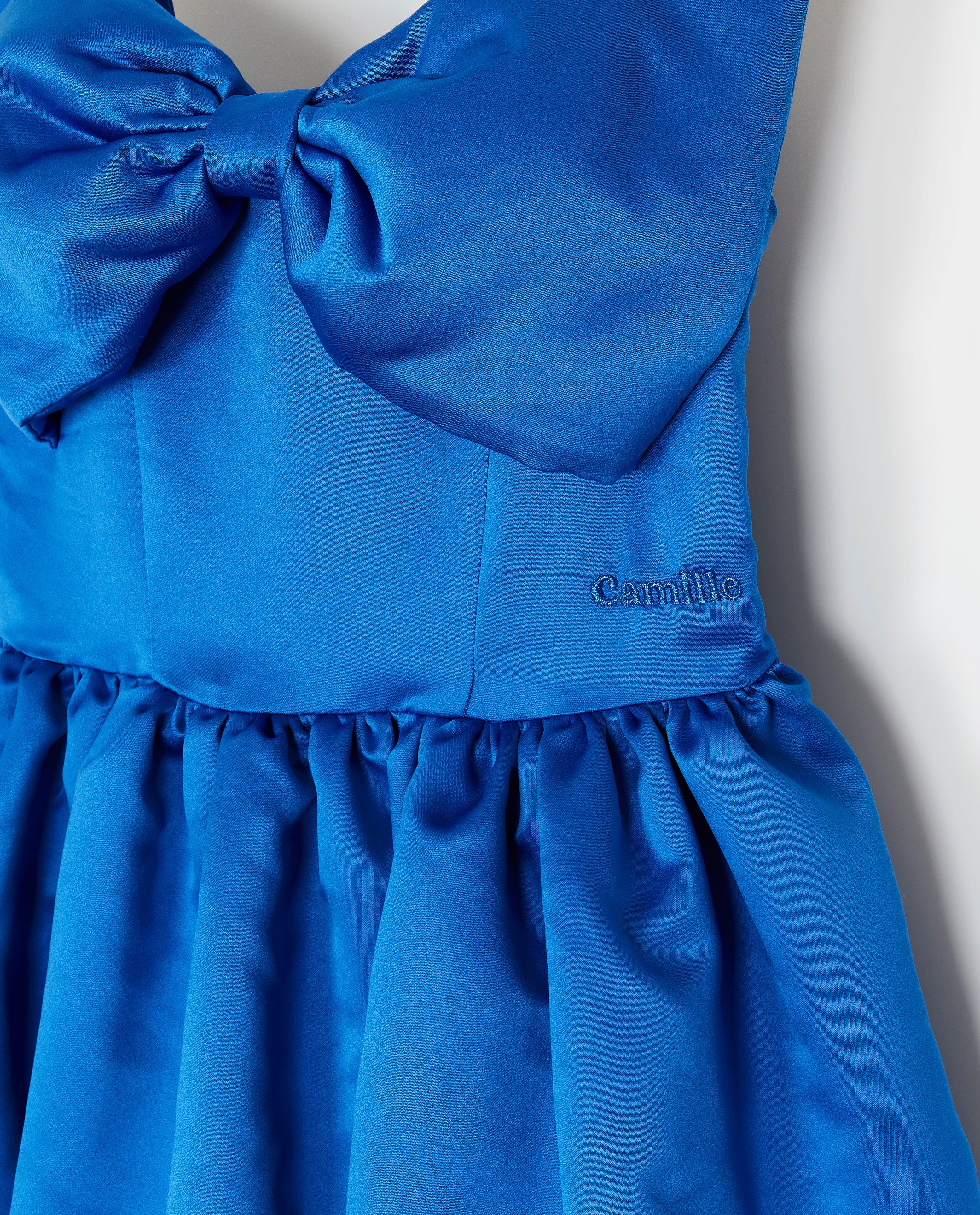 Robes - Robe satinée avec nœud, 6-14 ans