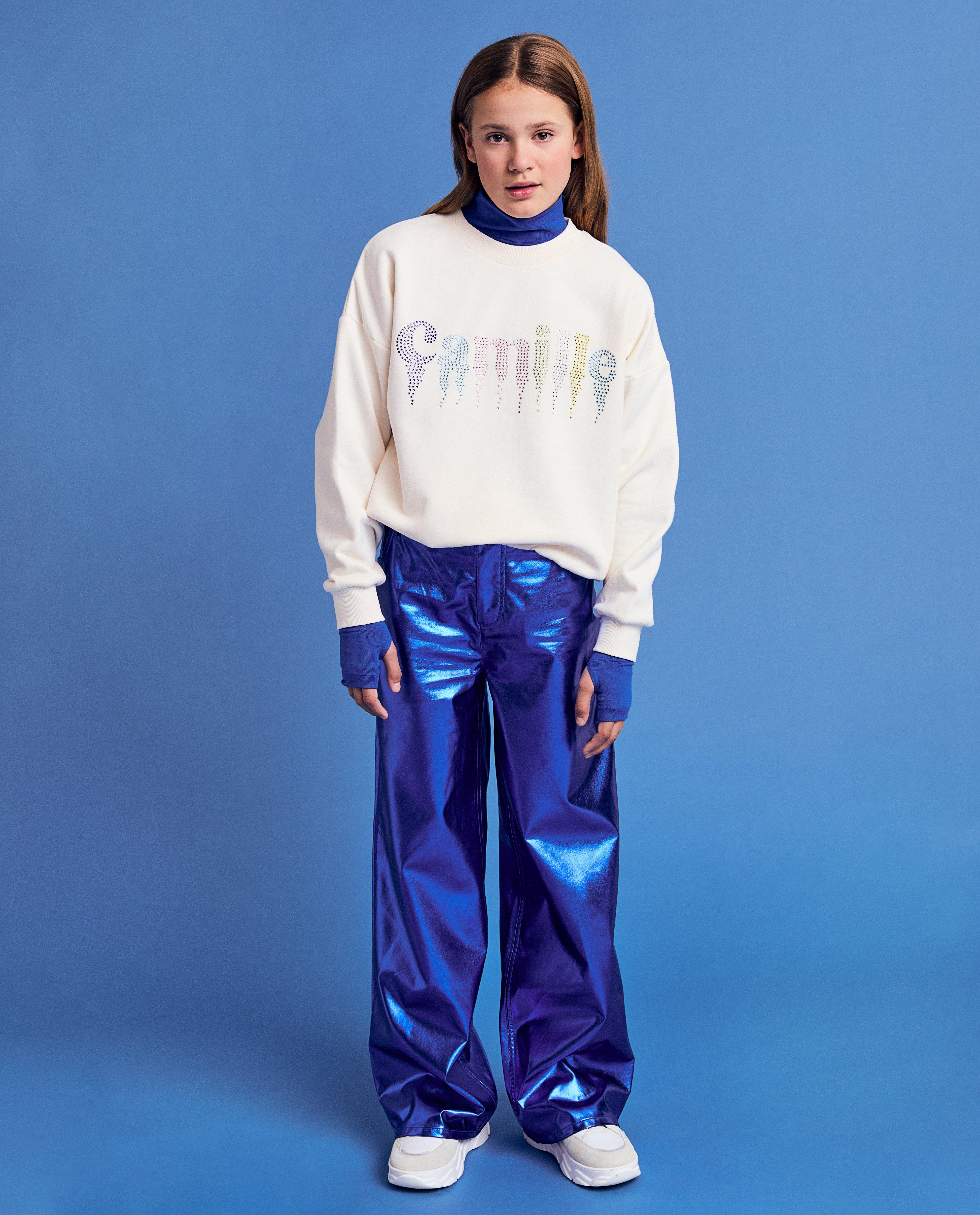 Sweaters - Sweater met opschrift, 6-14 jaar